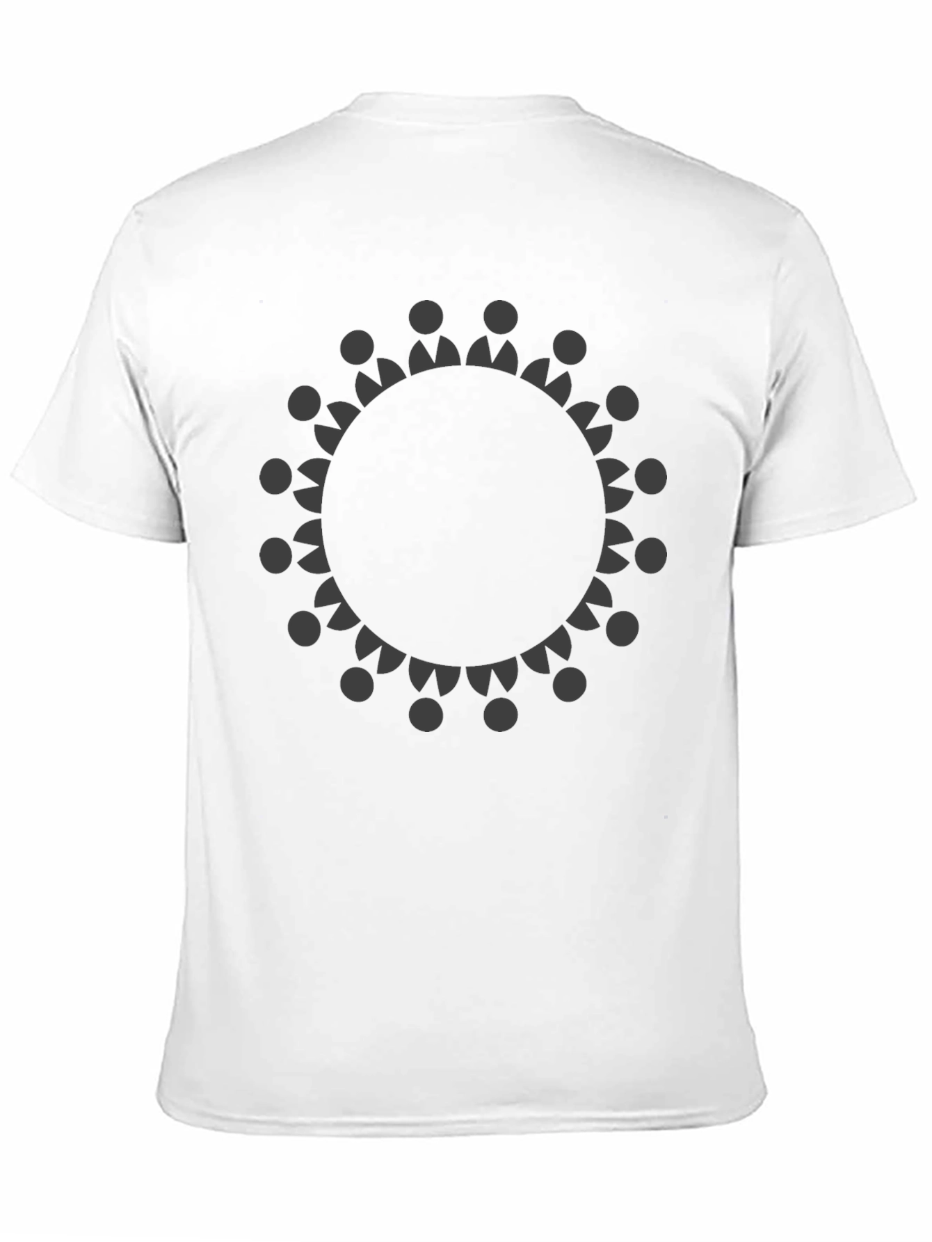 Community Circle Graphic Tee - Black Cotton T-Shirt