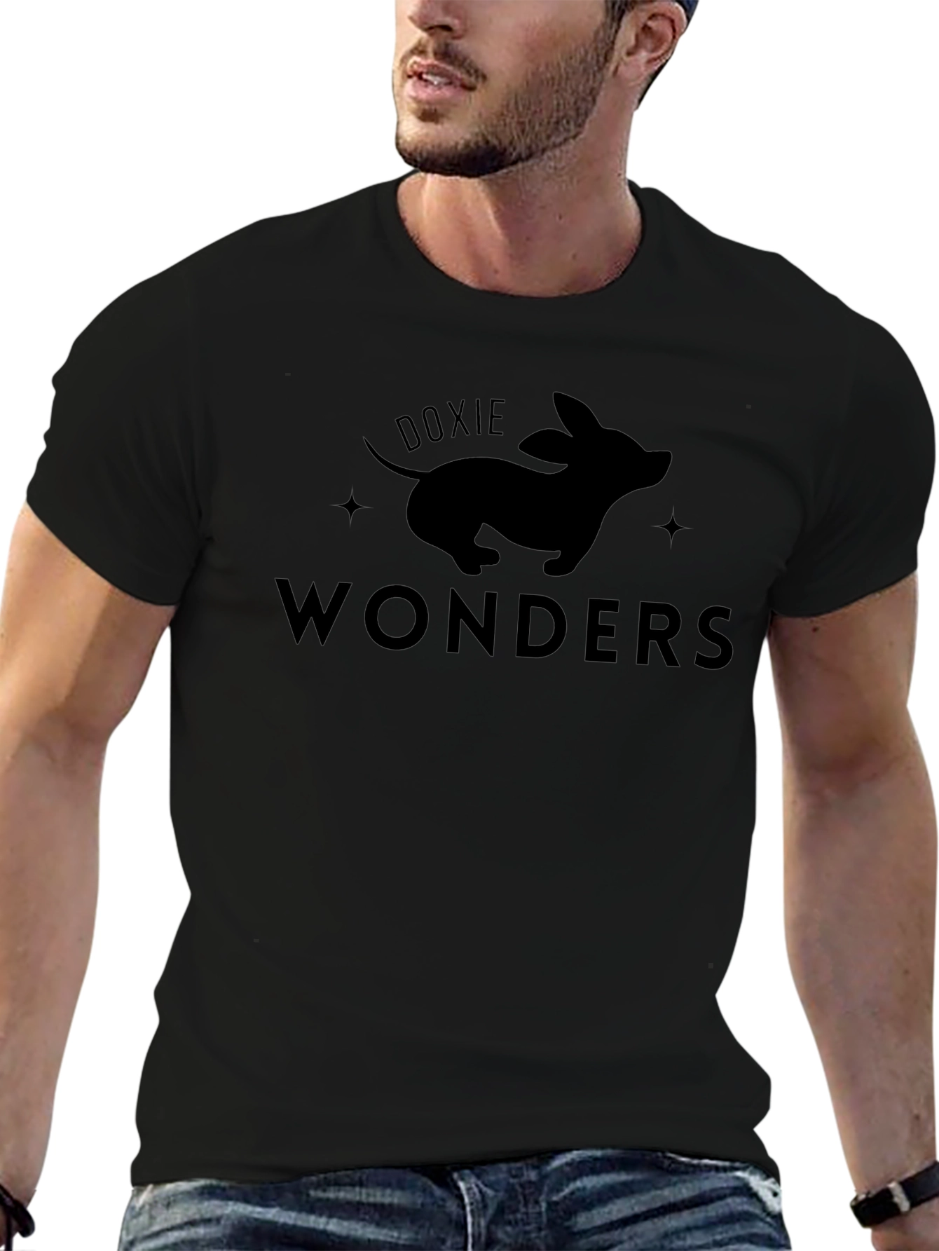 Doxie Wonders Black T-Shirt