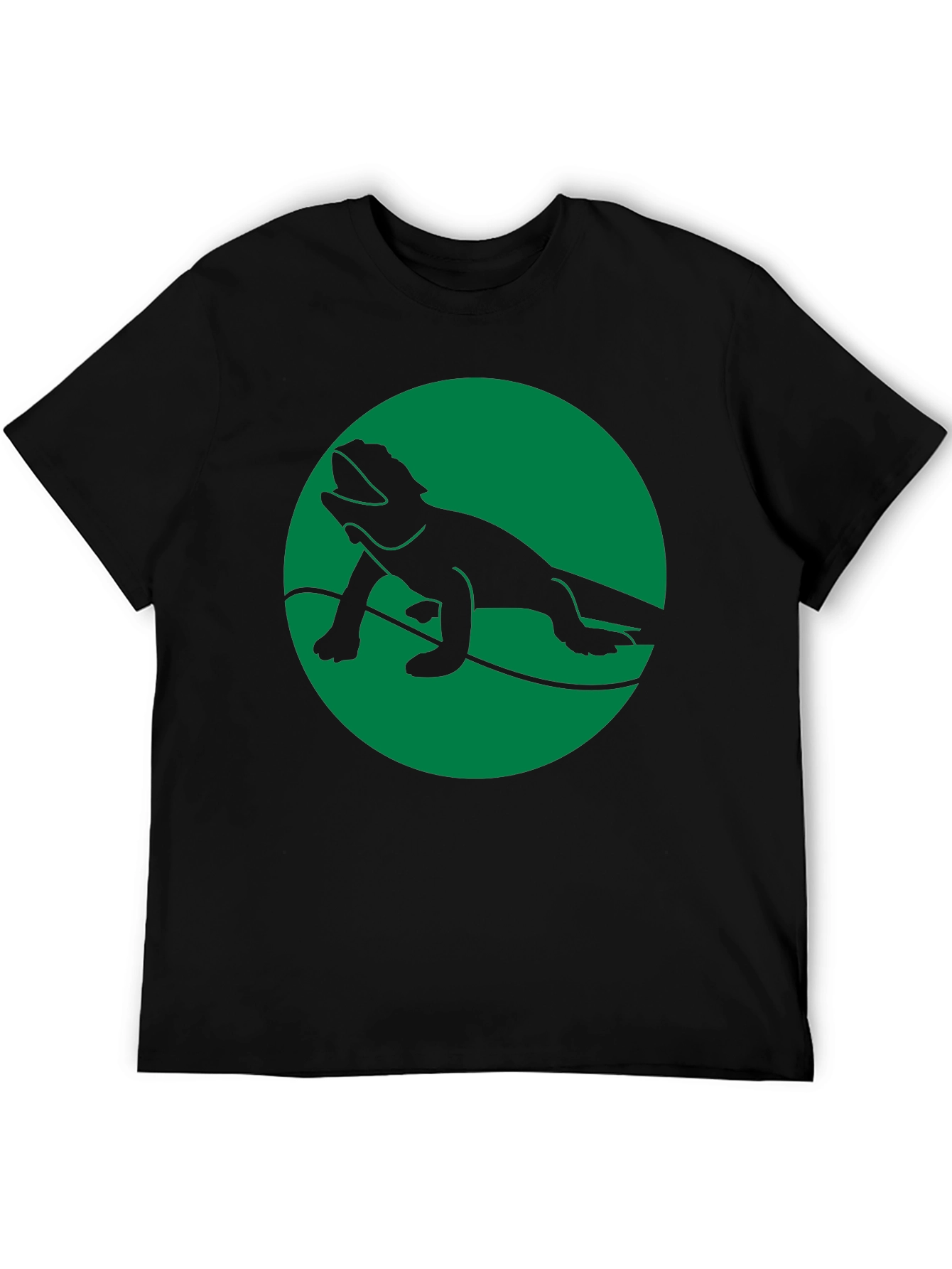 Lizard Graphic Black T-Shirt - Cool Reptile Design