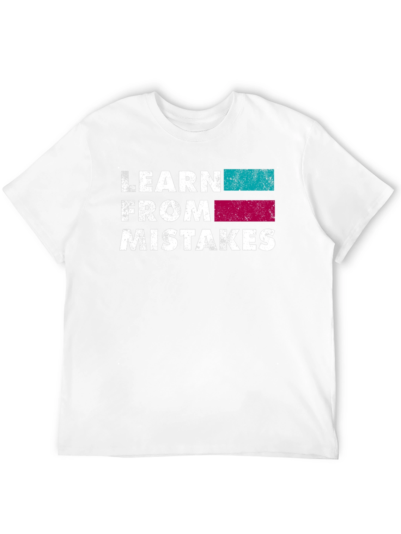 Learn From Mistakes Graphic T-Shirt - Black
