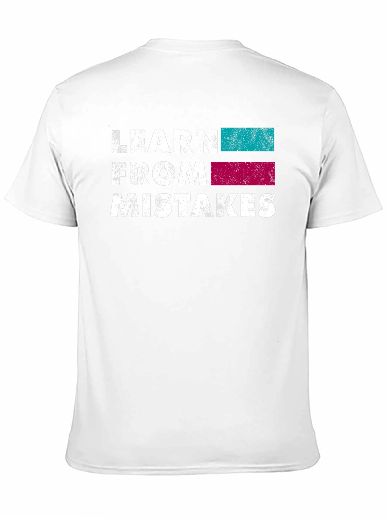 Learn From Mistakes Graphic T-Shirt - Black
