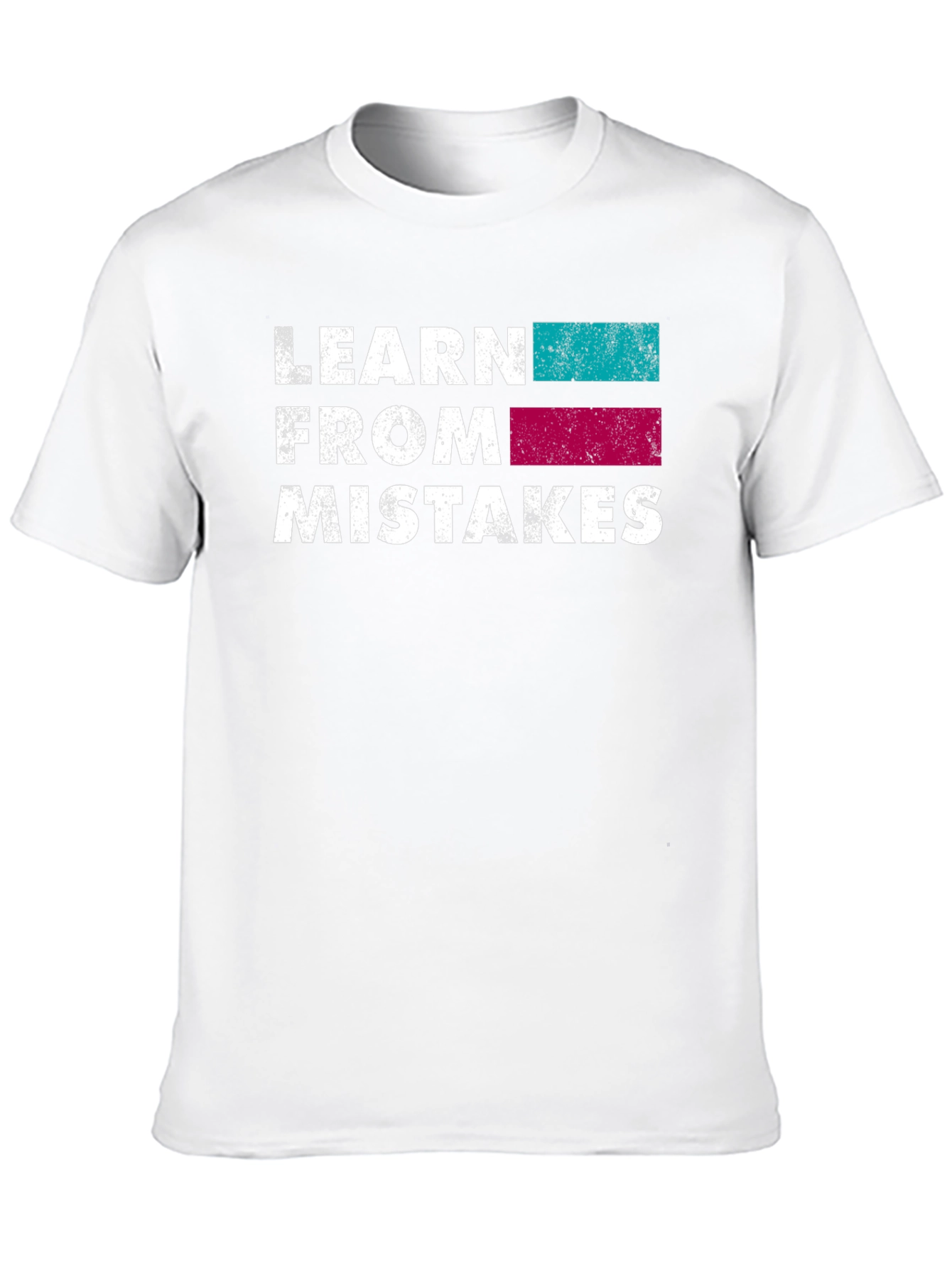 Learn From Mistakes Graphic T-Shirt - Black
