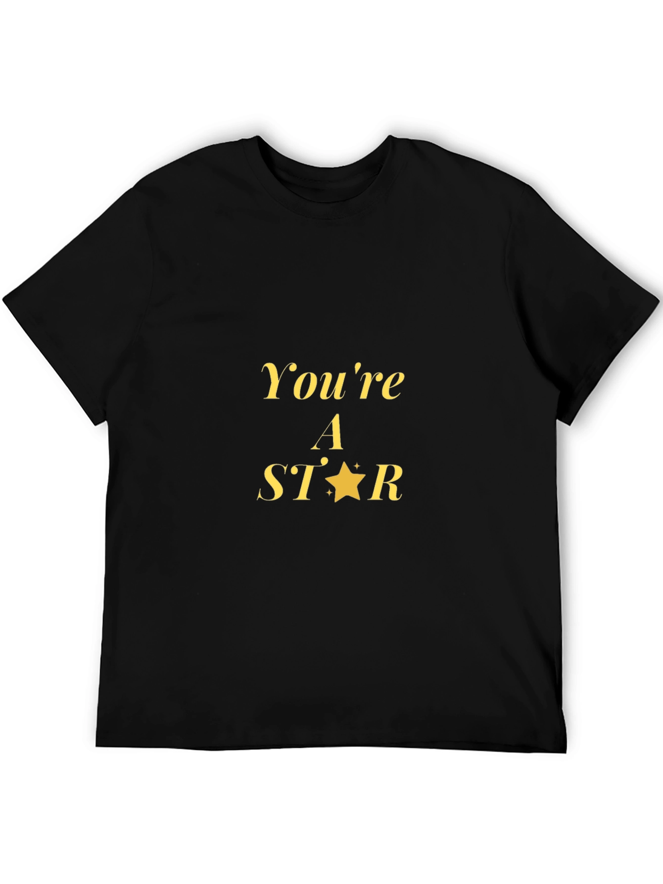 Youre A Star Graphic Tee - Black Unisex T-Shirt