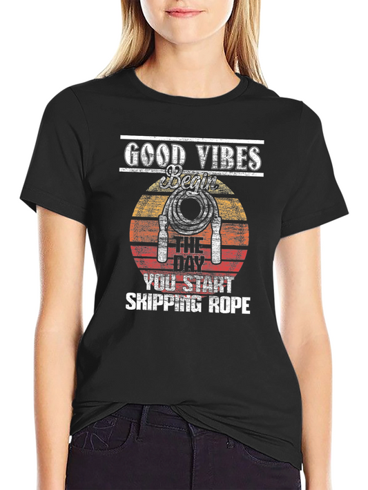 Good Vibes Skipping Rope T-Shirt