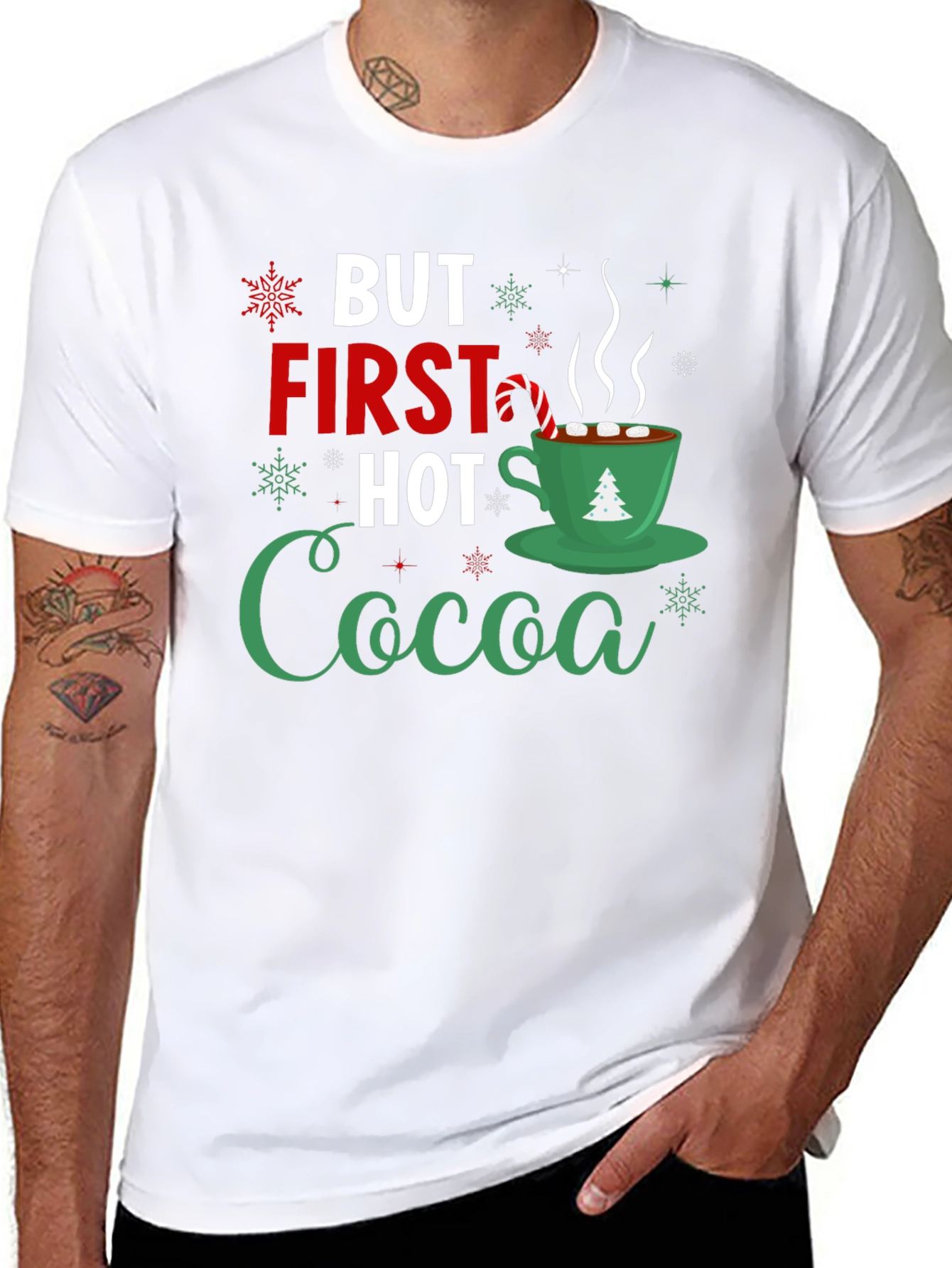 But First Hot Cocoa Holiday T-Shirt