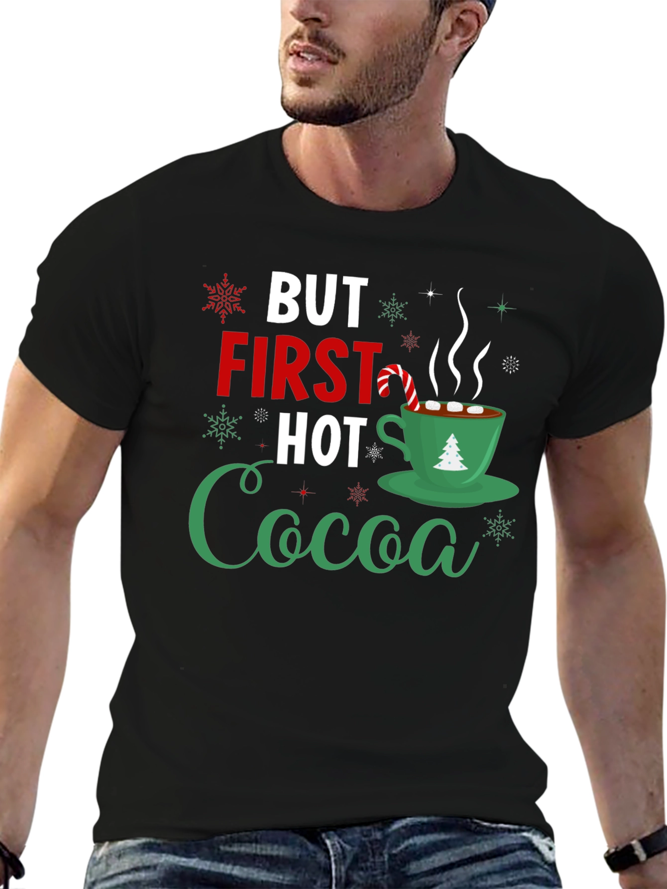 But First Hot Cocoa Holiday T-Shirt