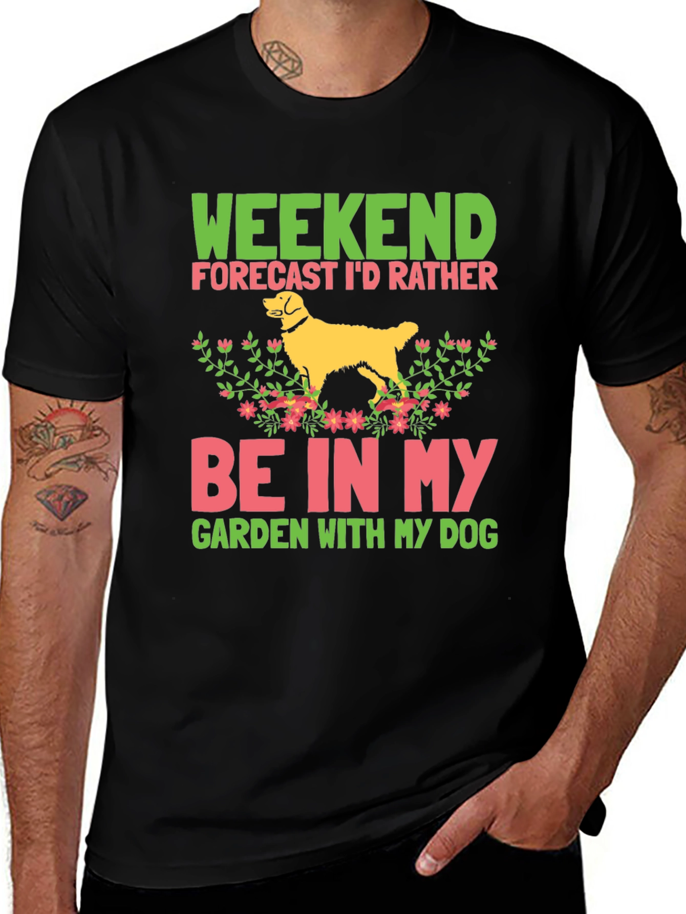 Weekend Dog Garden T-Shirt