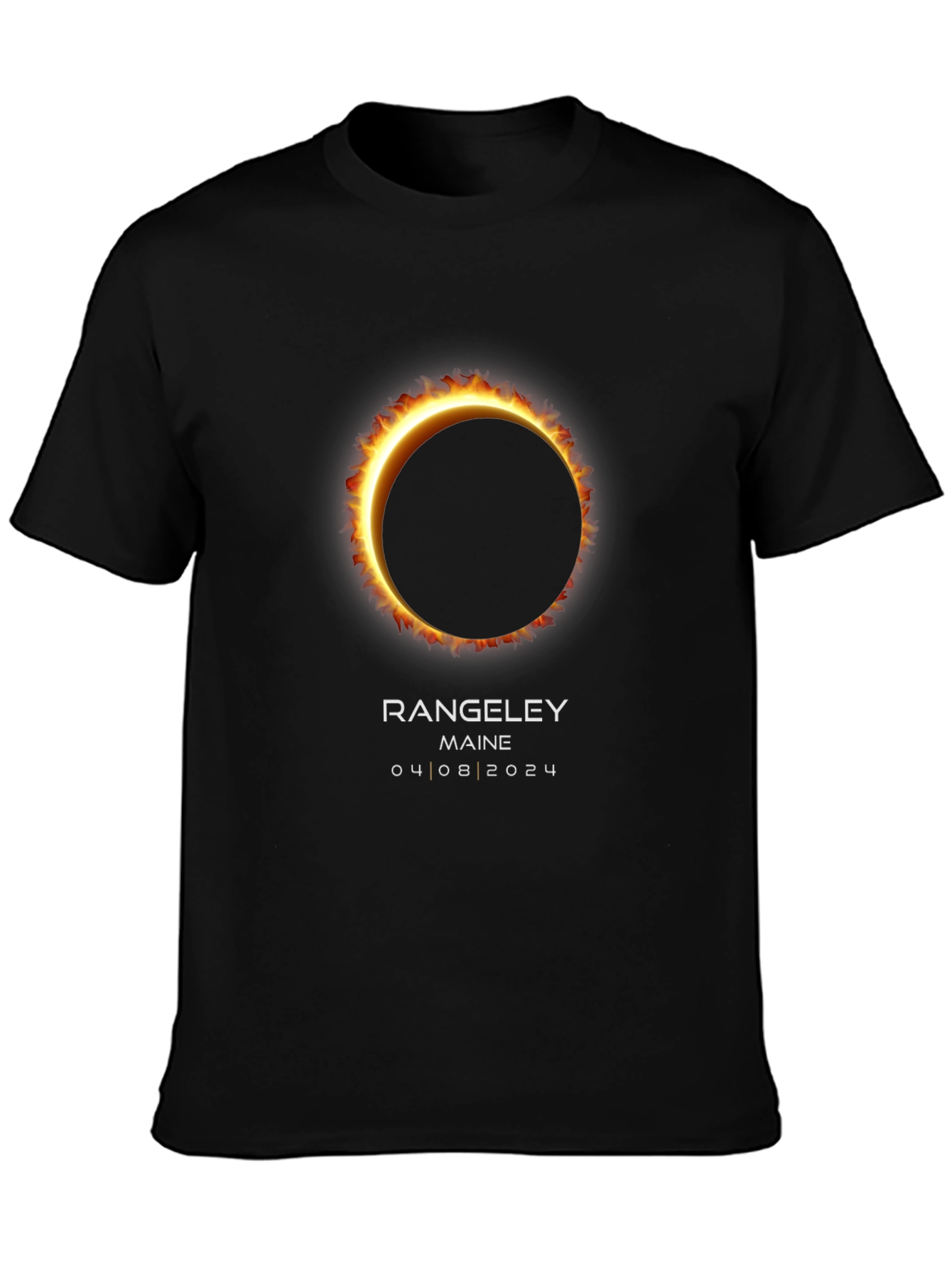 Rangeley Maine 2024 Solar Eclipse T-Shirt