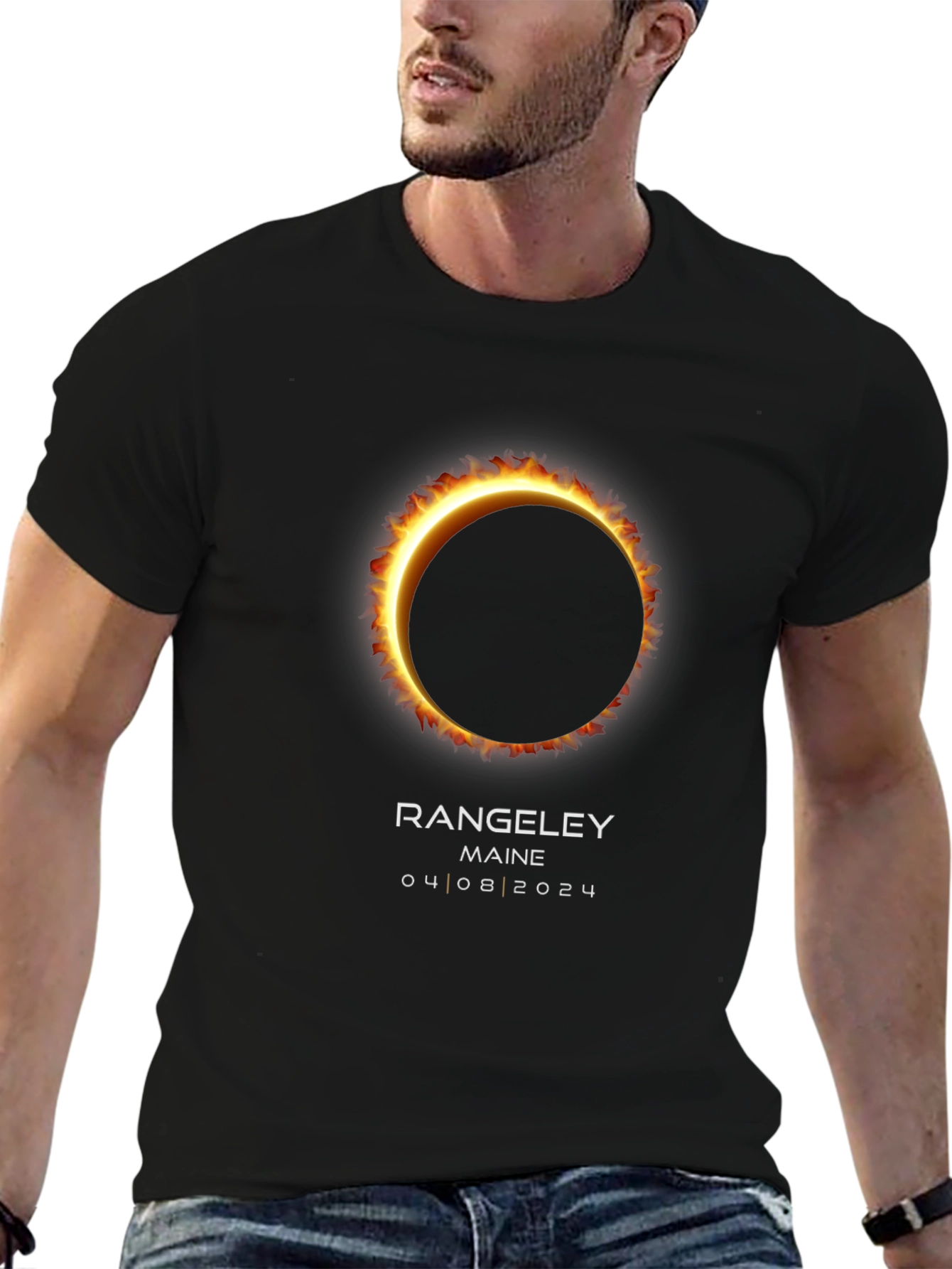 Rangeley Maine 2024 Solar Eclipse T-Shirt