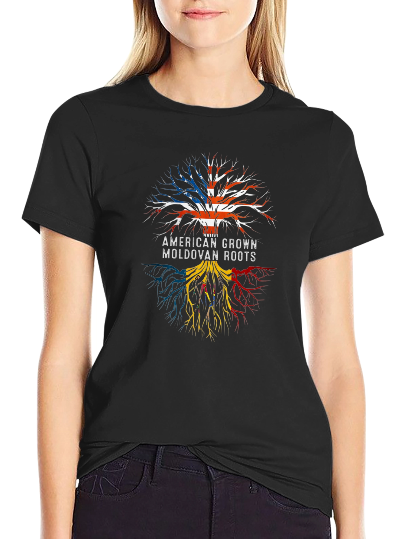American Grown Moldovan Roots T-Shirt