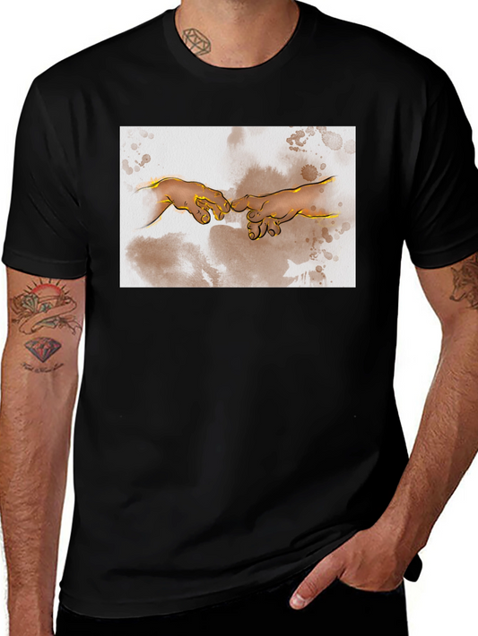 Creation of Adam Graphic T-Shirt - Artsy Style
