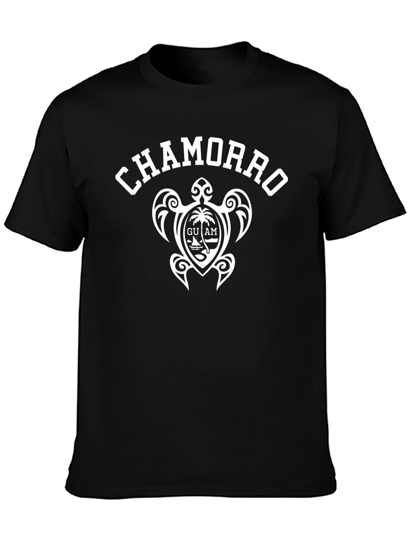 Chamorro Guam Turtle Black T-Shirt