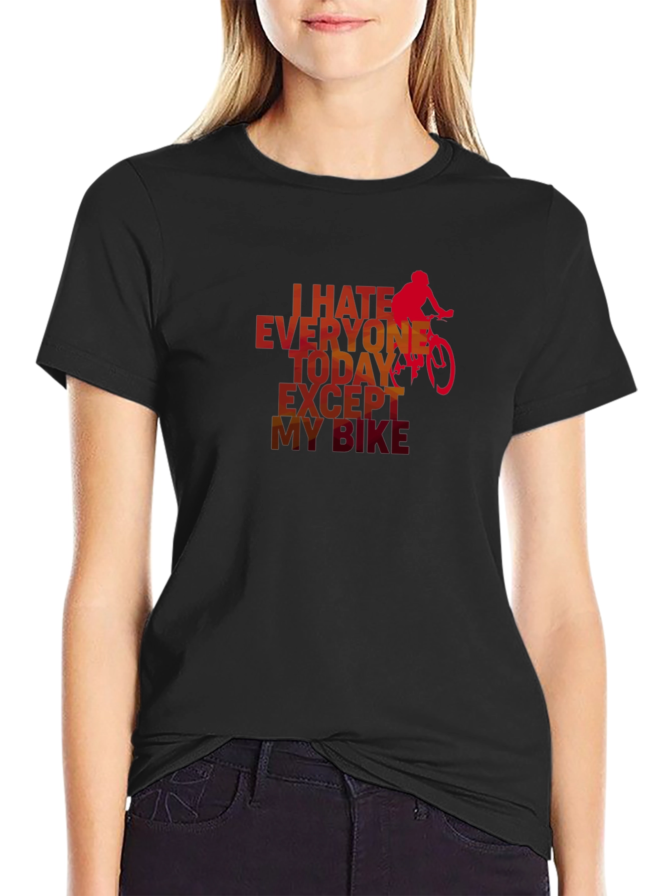 I Hate Everyone Except My Bike T-Shirt