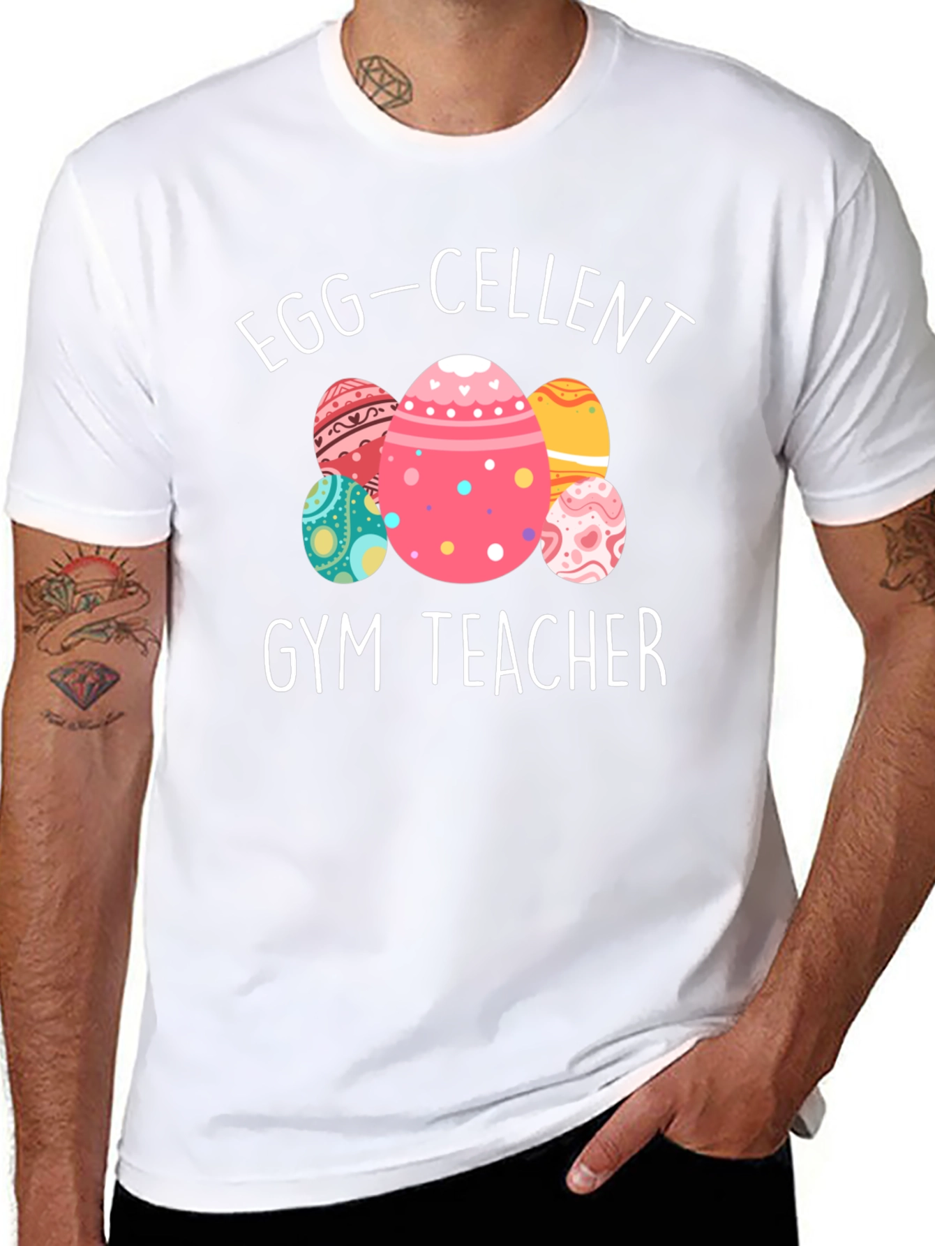 Egg-cellent Gym Teacher Easter T-Shirt