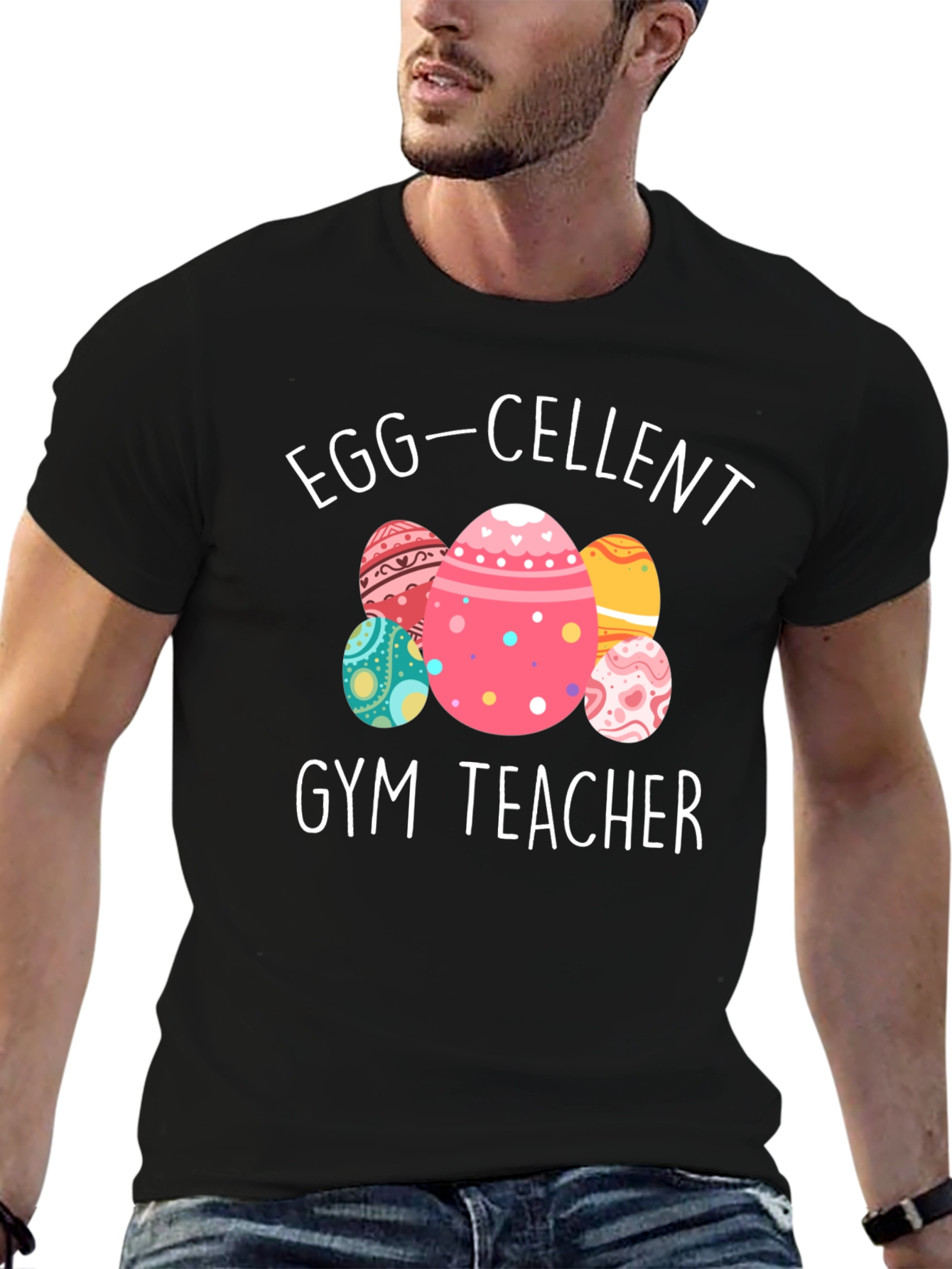 Egg-cellent Gym Teacher Easter T-Shirt