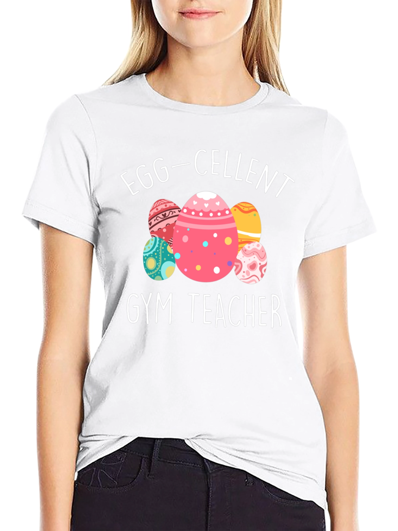 Egg-cellent Gym Teacher Easter T-Shirt