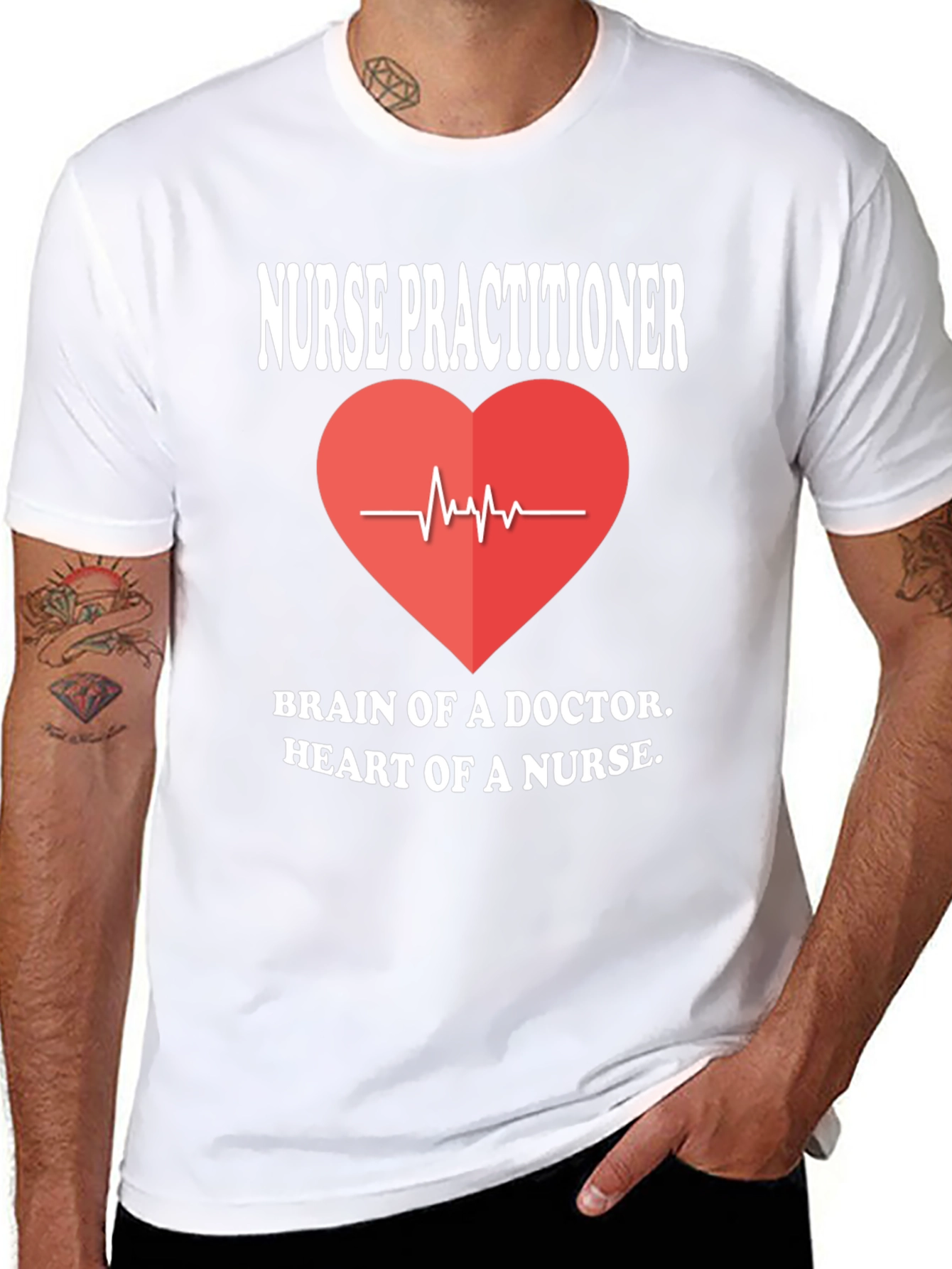 Nurse Practitioner Heartbeat T-Shirt