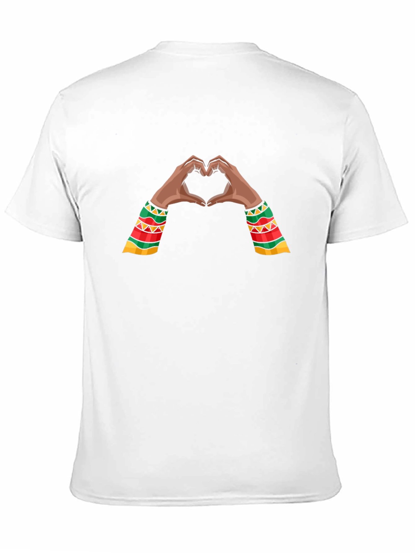 Heart Hands Graphic Tee - Black Pride