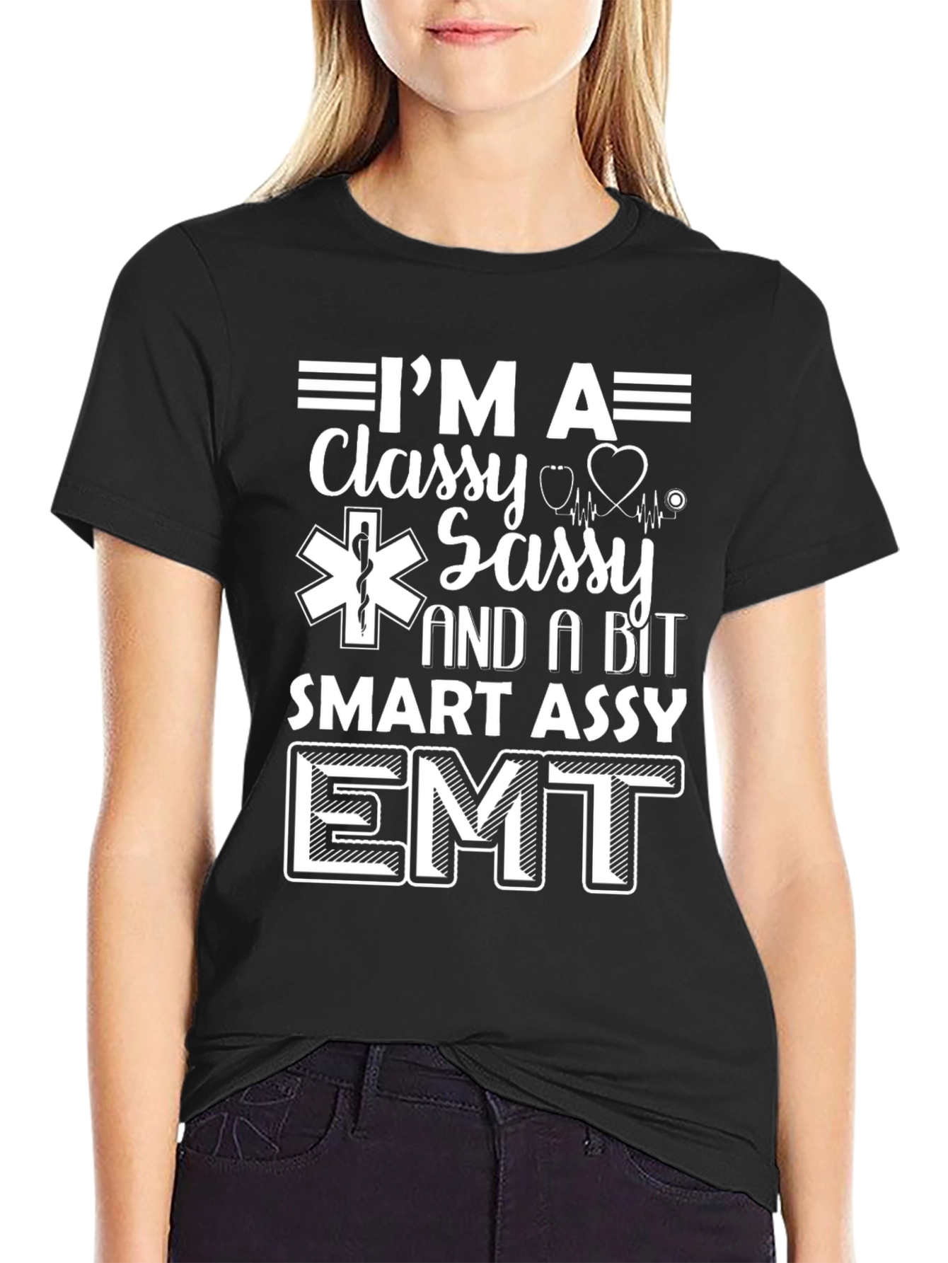 Classy Sassy EMT T-Shirt - Emergency Medical Tech Tee