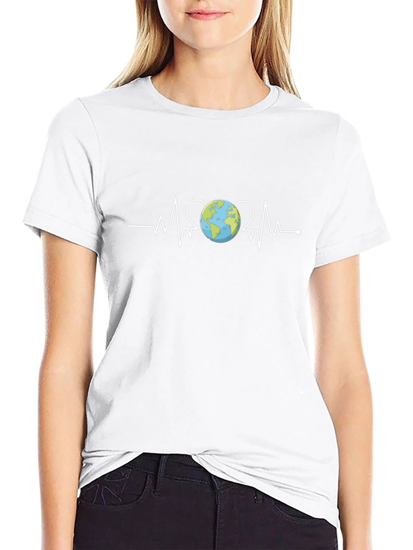 Earth Vitals Graphic Tee - Love Our Planet T-Shirt