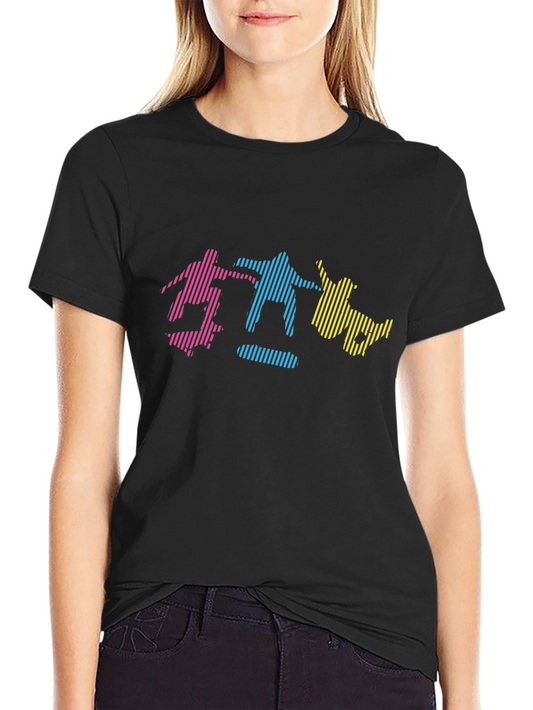 Graphic Print T-Shirt - Skydiving Design