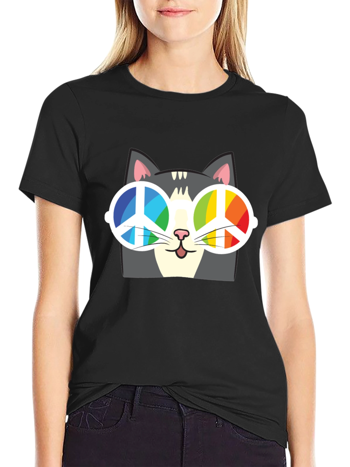 Peace Cat T-Shirt