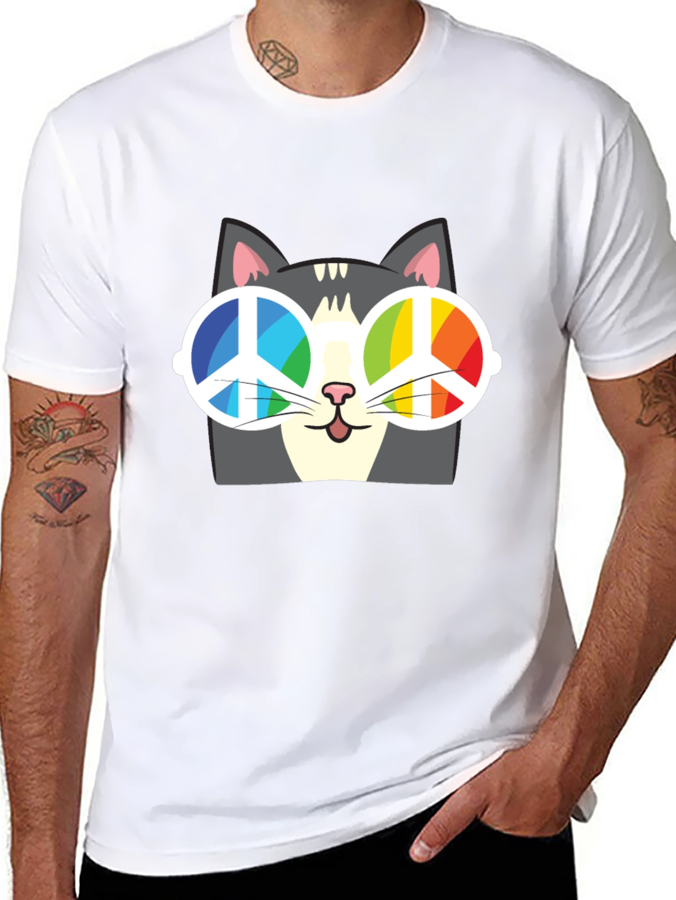 Peace Cat T-Shirt