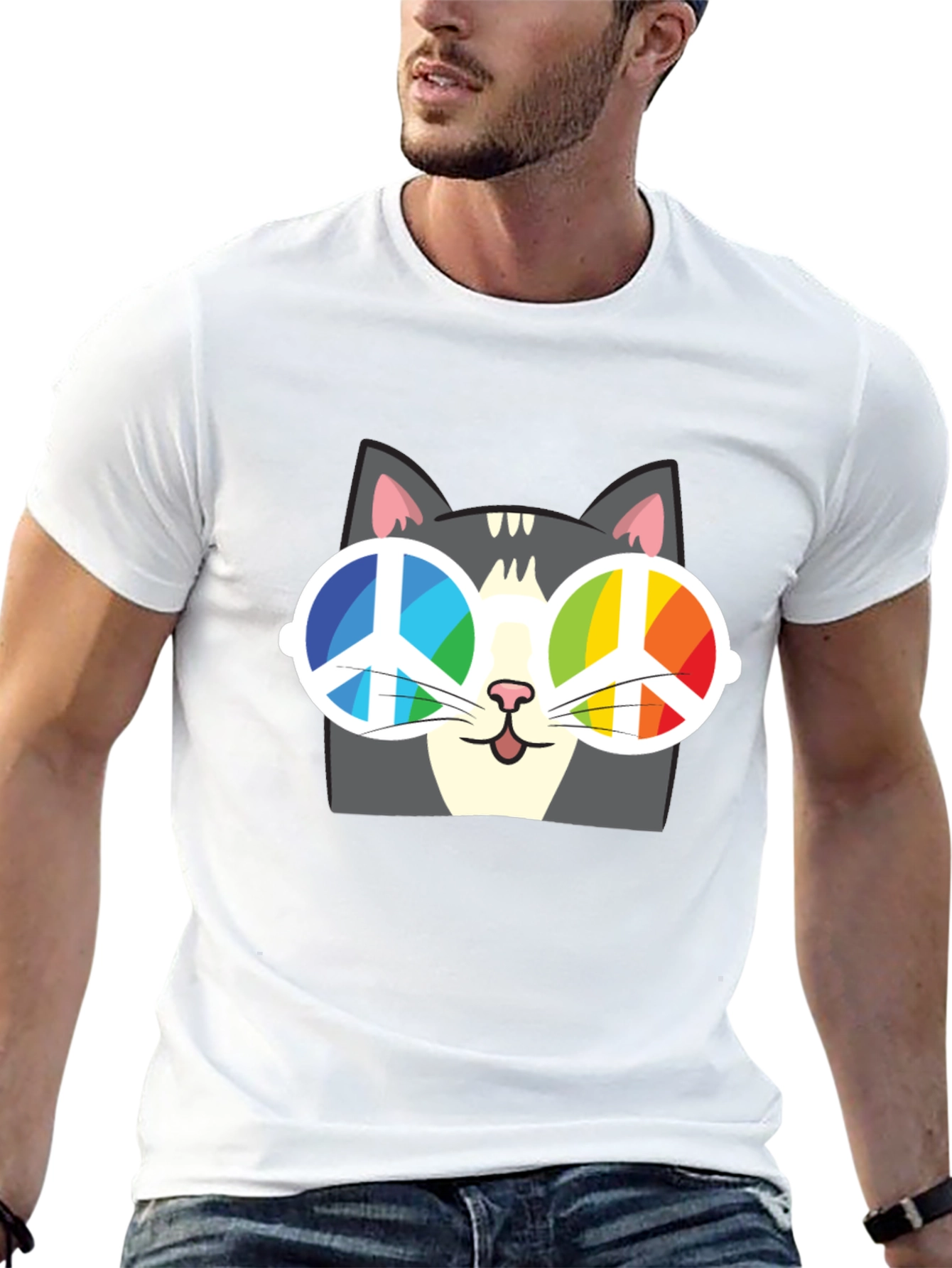 Peace Cat T-Shirt