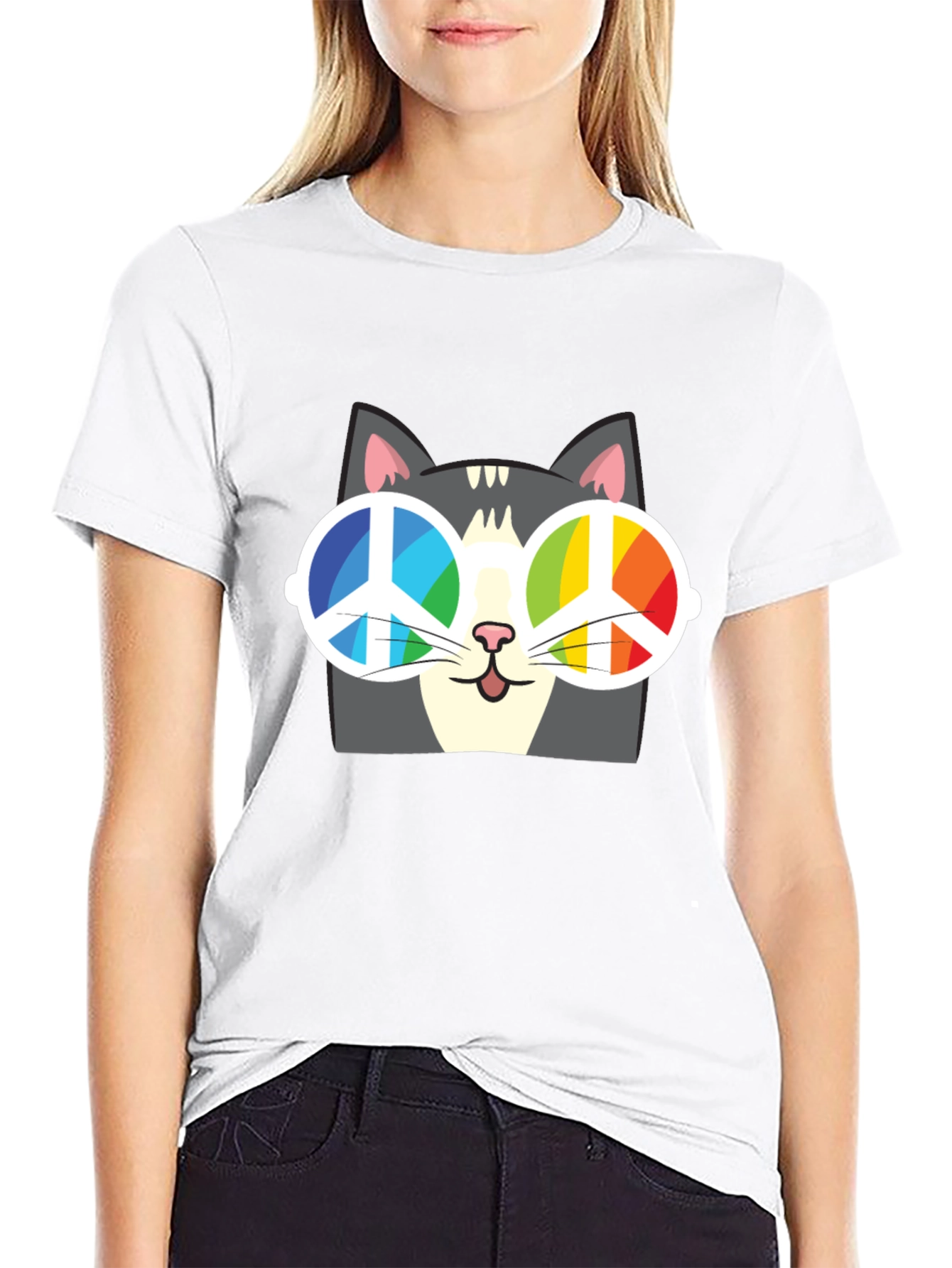Peace Cat T-Shirt