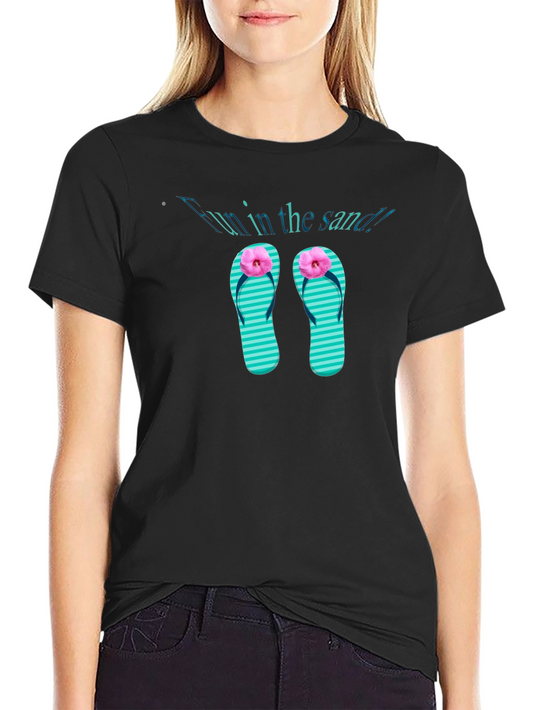 Fun in the Sand Flip Flop T-Shirt