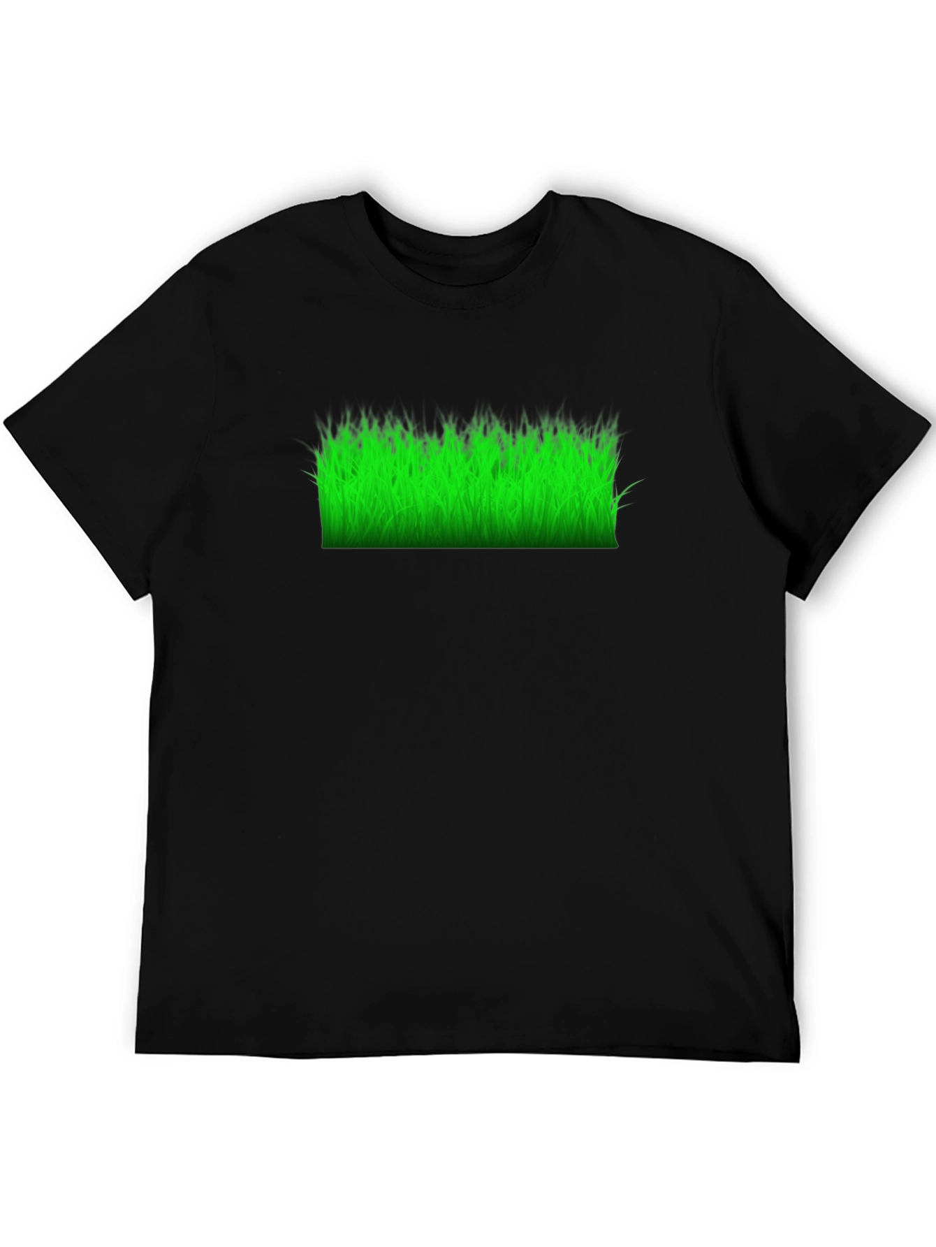 Grass Graphic T-Shirt - Black