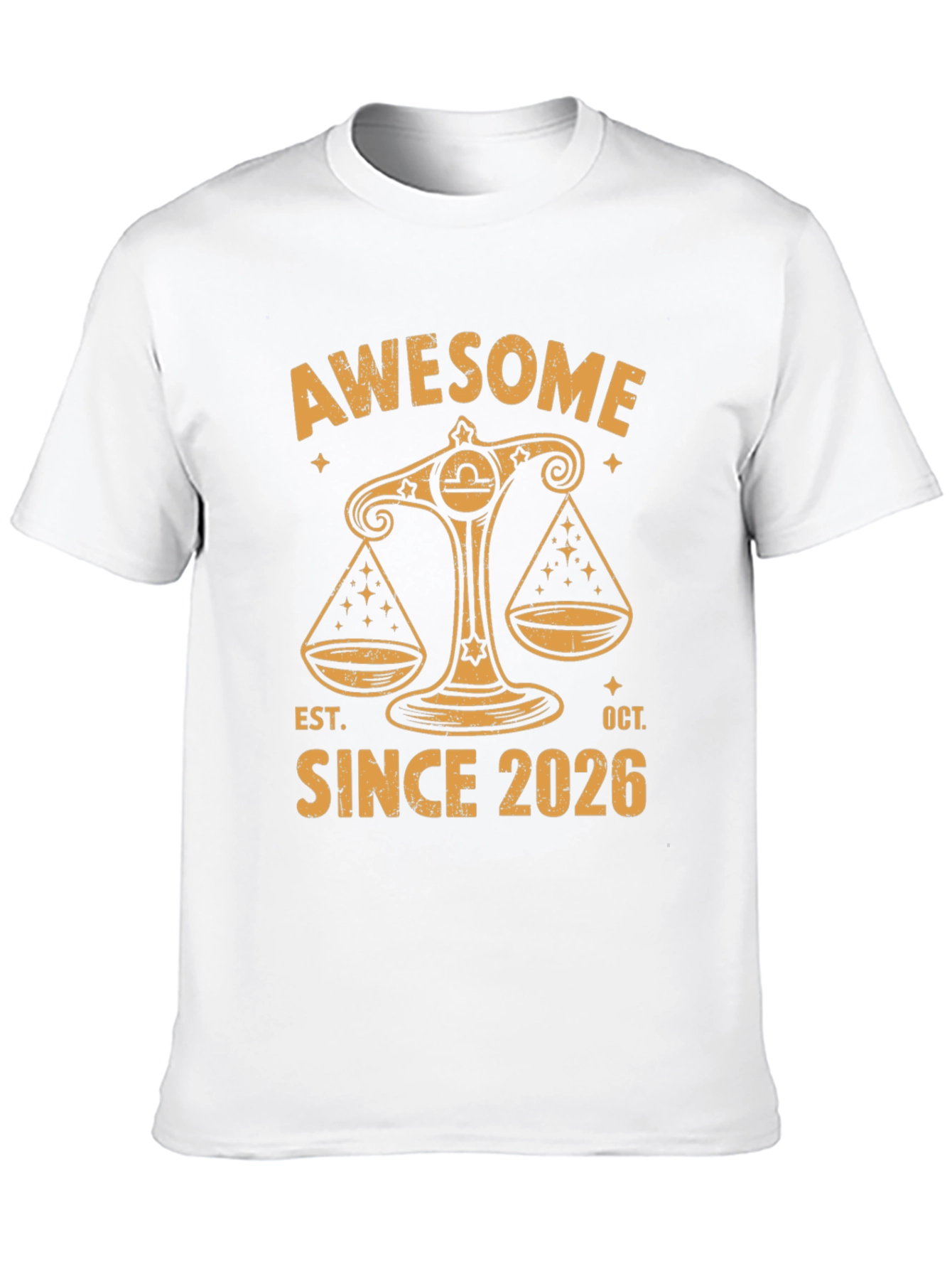 Awesome Since 2026 Libra Zodiac T-Shirt
