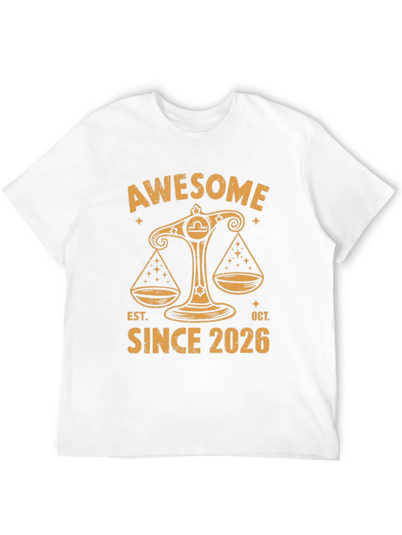Awesome Since 2026 Libra Zodiac T-Shirt