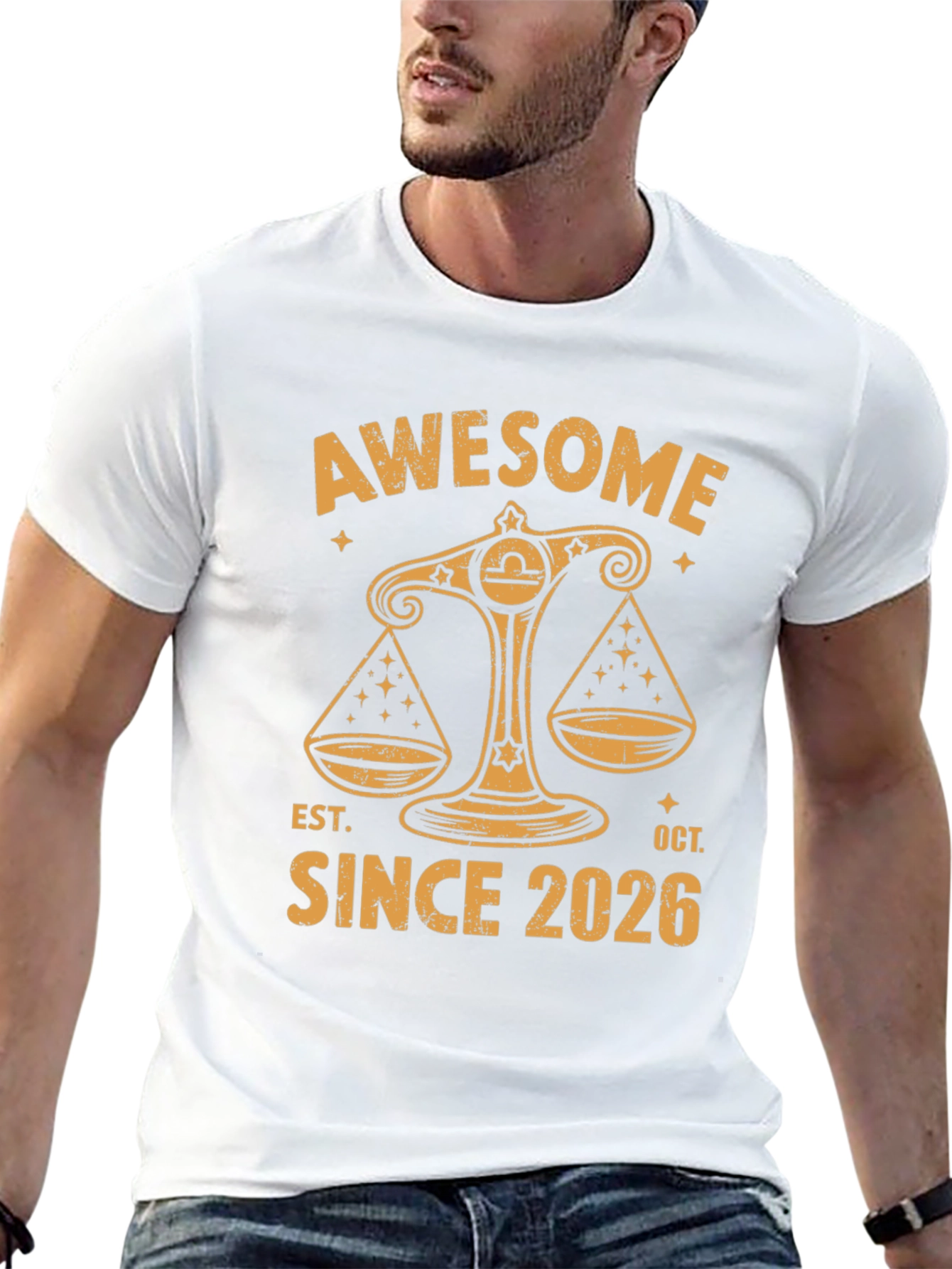 Awesome Since 2026 Libra Zodiac T-Shirt