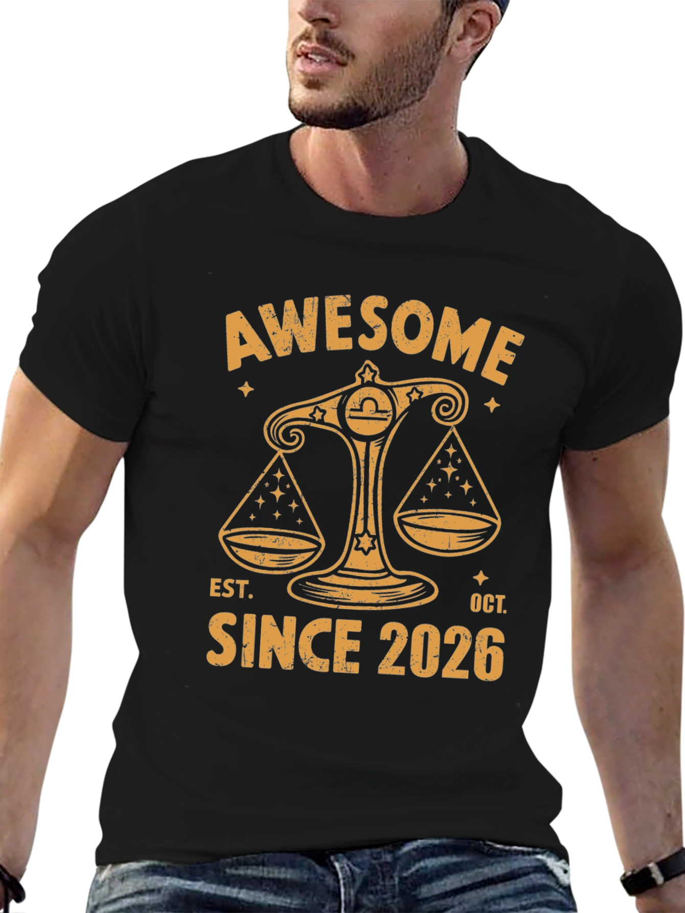 Awesome Since 2026 Libra Zodiac T-Shirt