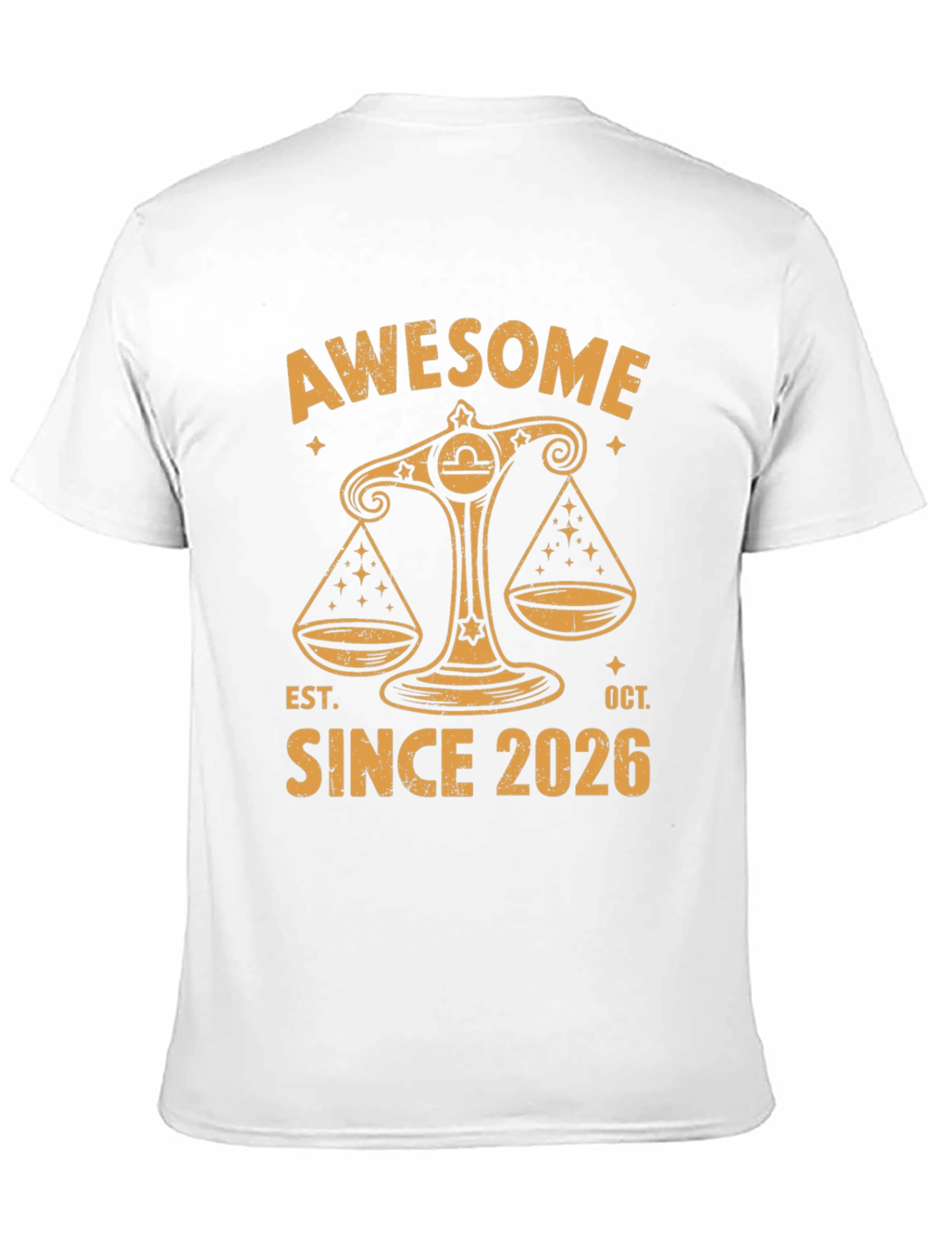 Awesome Since 2026 Libra Zodiac T-Shirt