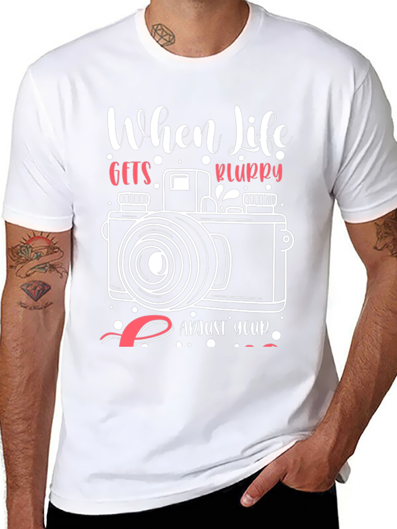 When Life Gets Blurry T-Shirt - Photography Tee