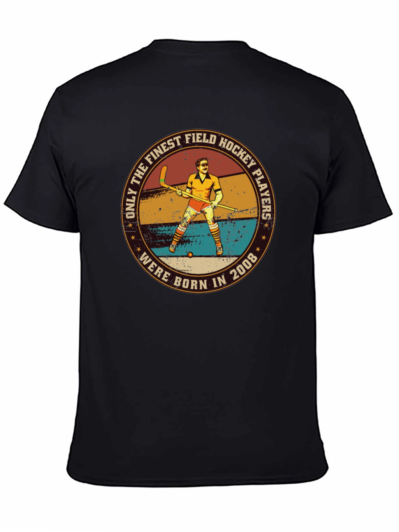 Field Hockey Player Born in 2008 Graphic Tee