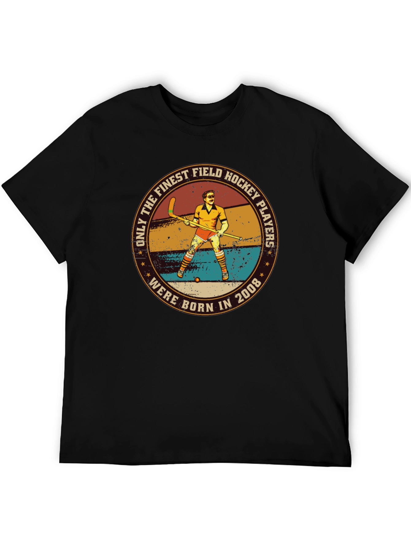 Field Hockey Player Born in 2008 Graphic Tee