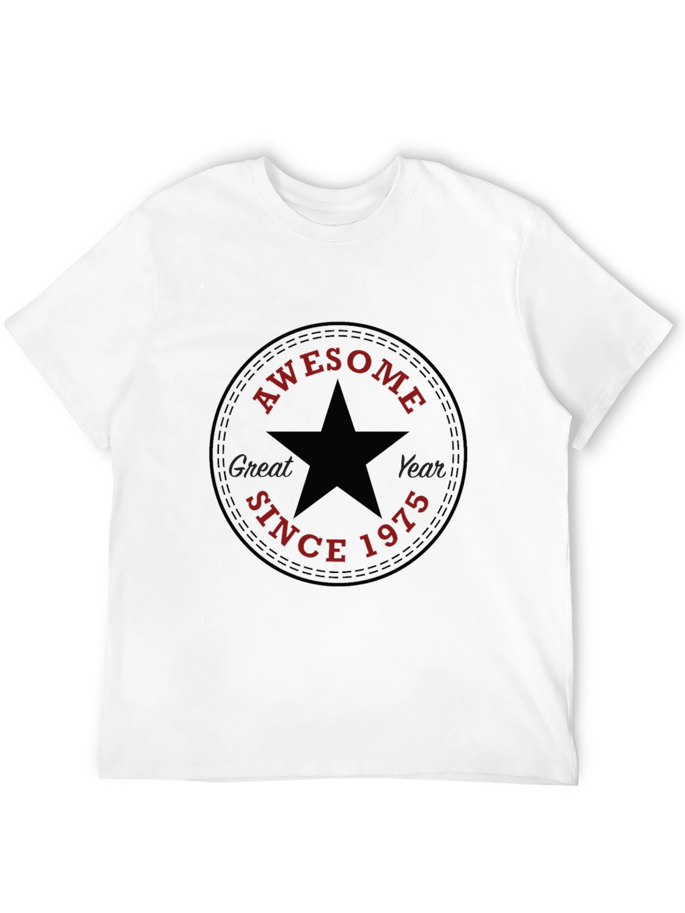 Awesome Since 1975 Black T-Shirt