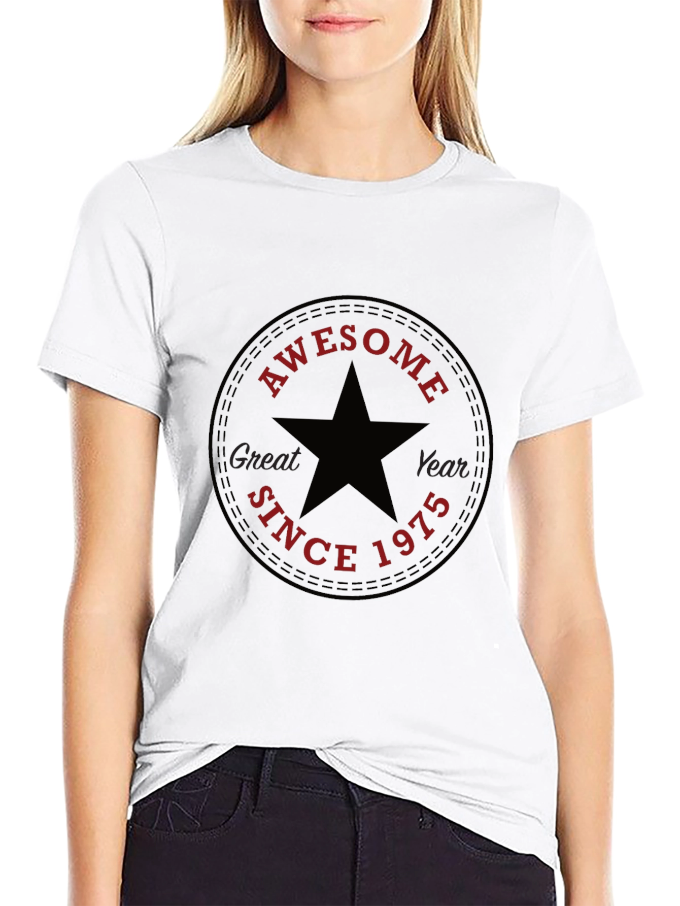 Awesome Since 1975 Black T-Shirt
