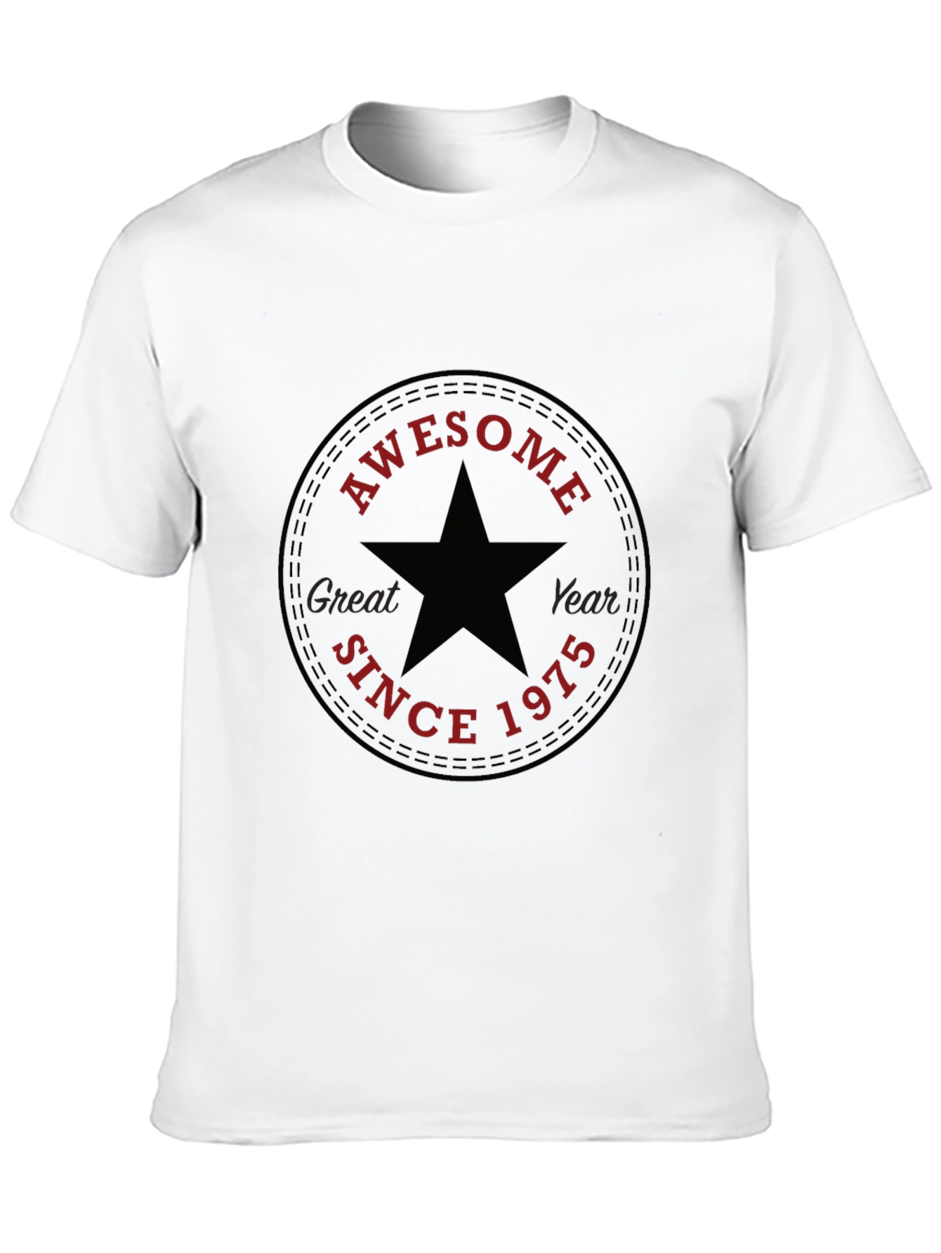 Awesome Since 1975 Black T-Shirt