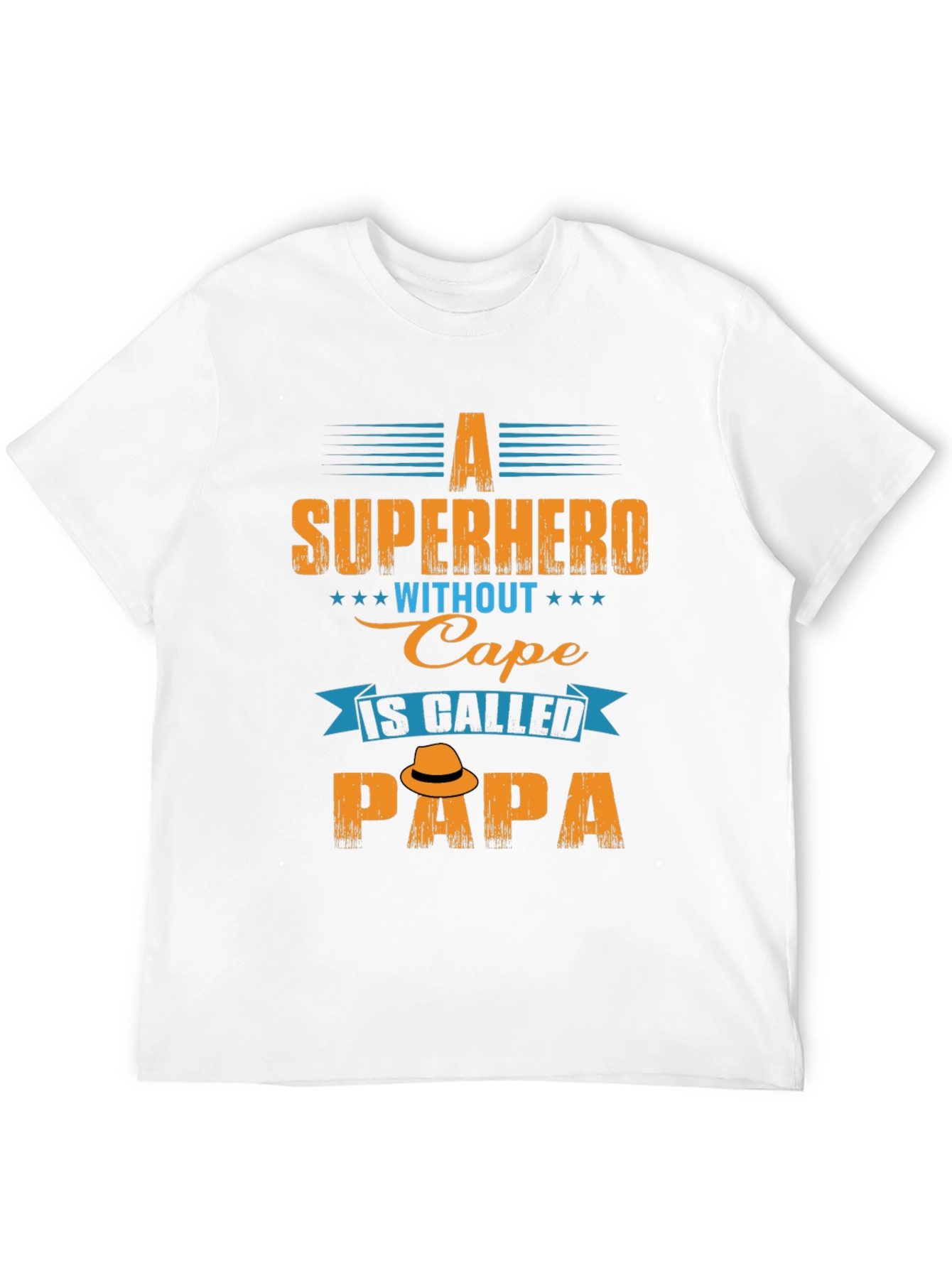 Superhero Papa T-Shirt - Fathers Day Gift