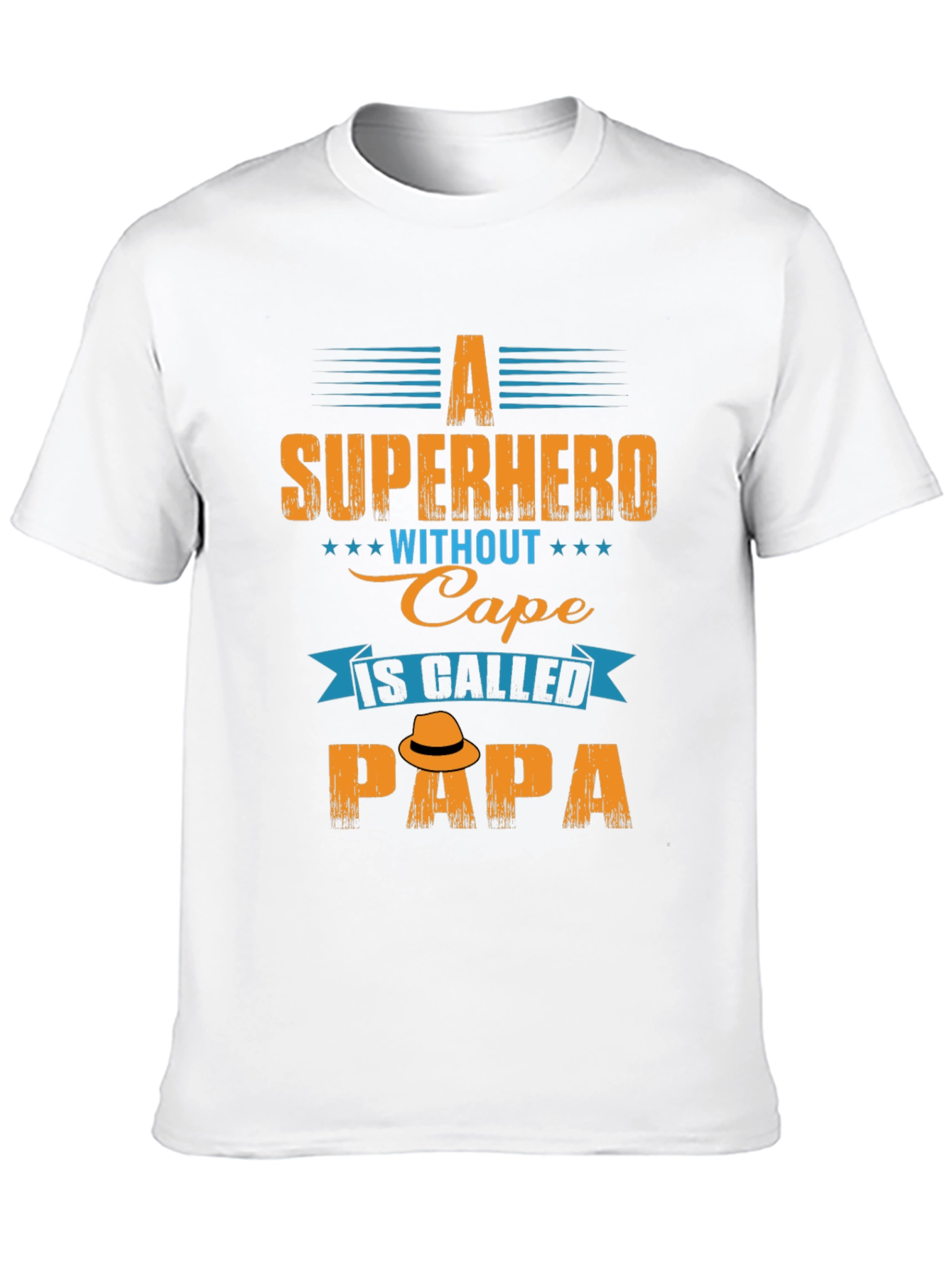 Superhero Papa T-Shirt - Fathers Day Gift