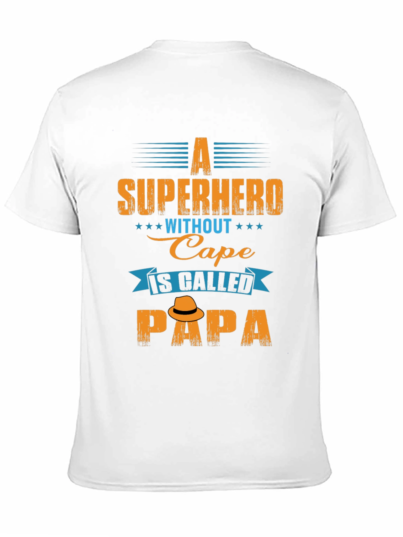 Superhero Papa T-Shirt - Fathers Day Gift
