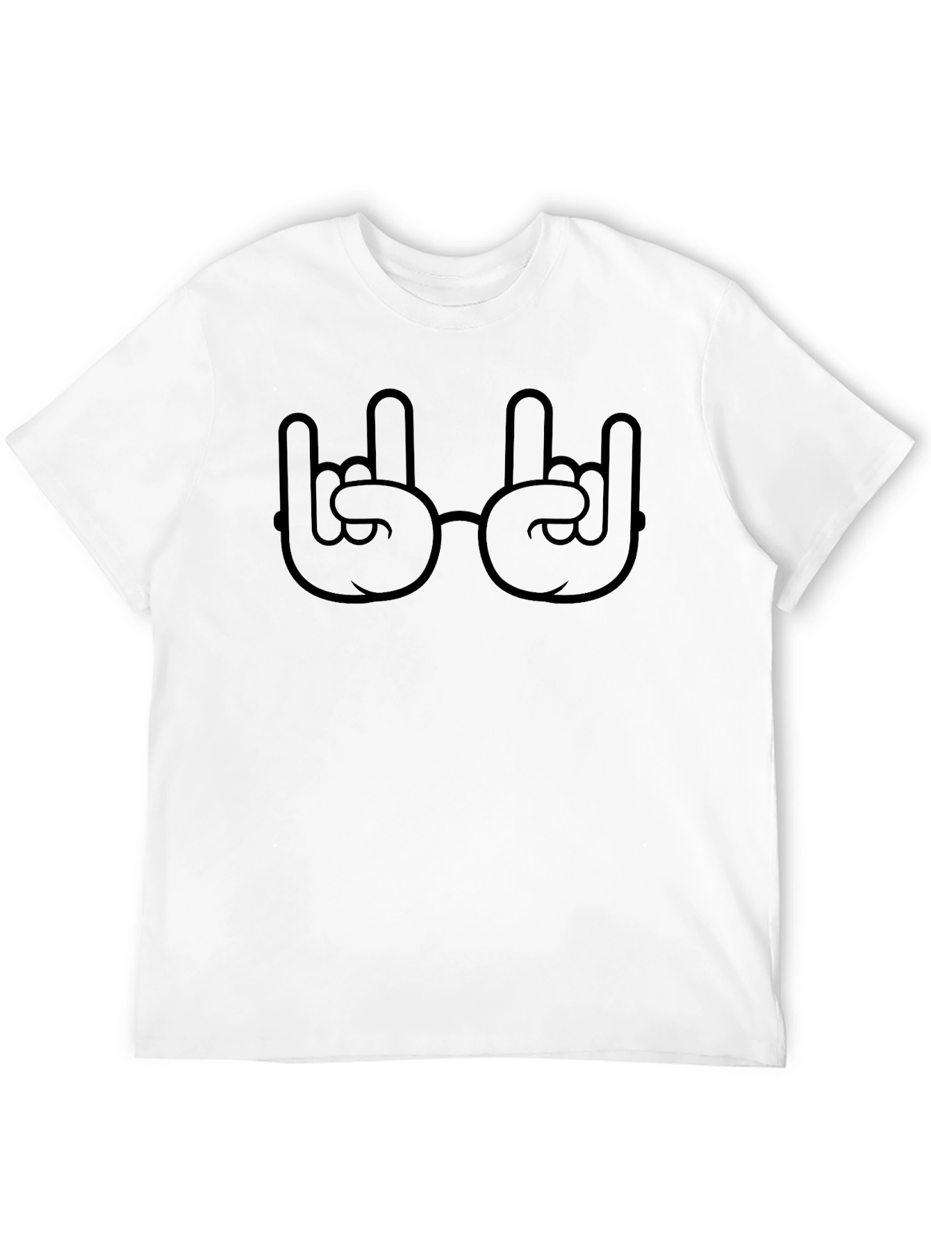 Rock On Hand Glasses T-Shirt