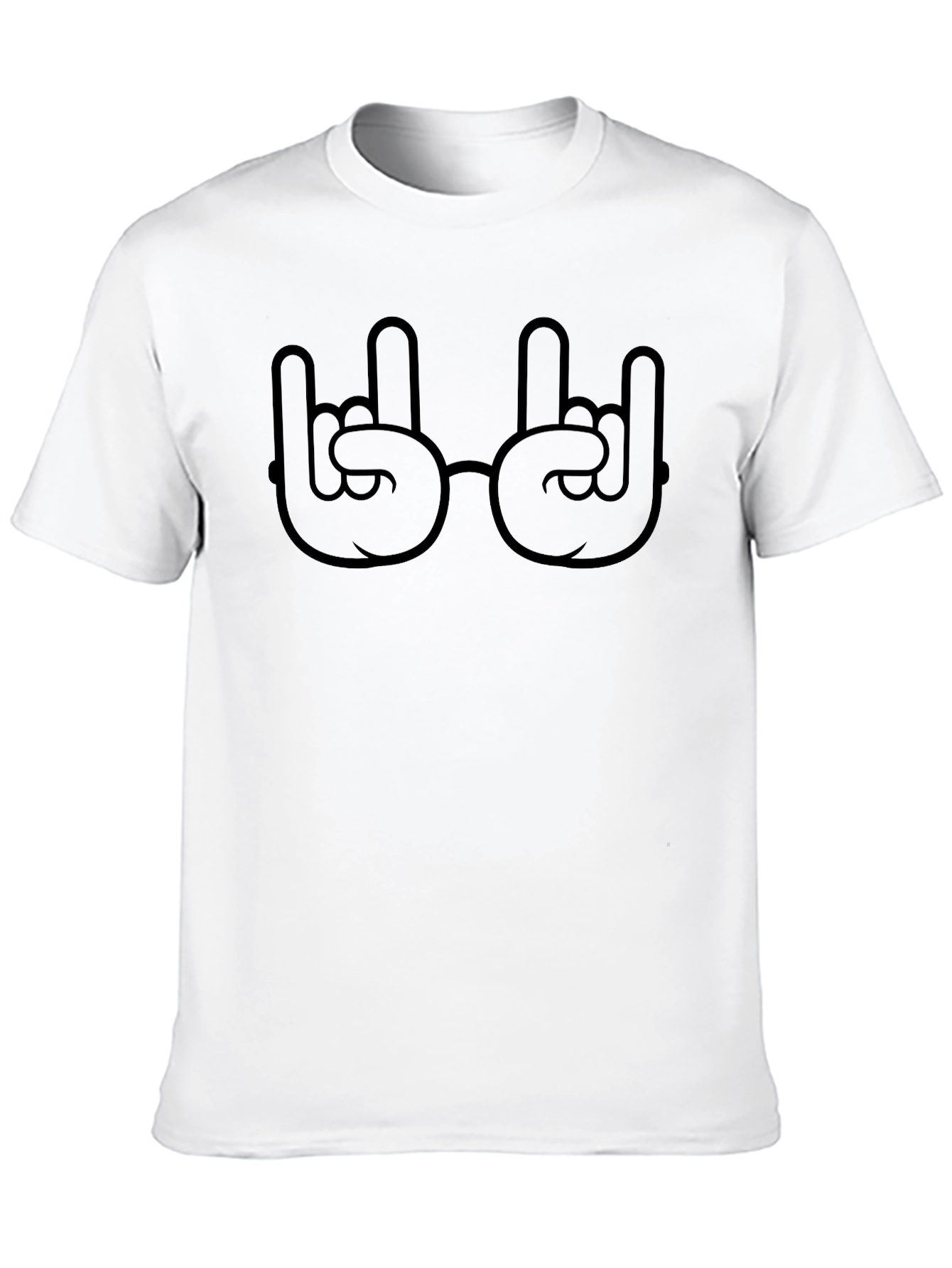 Rock On Hand Glasses T-Shirt