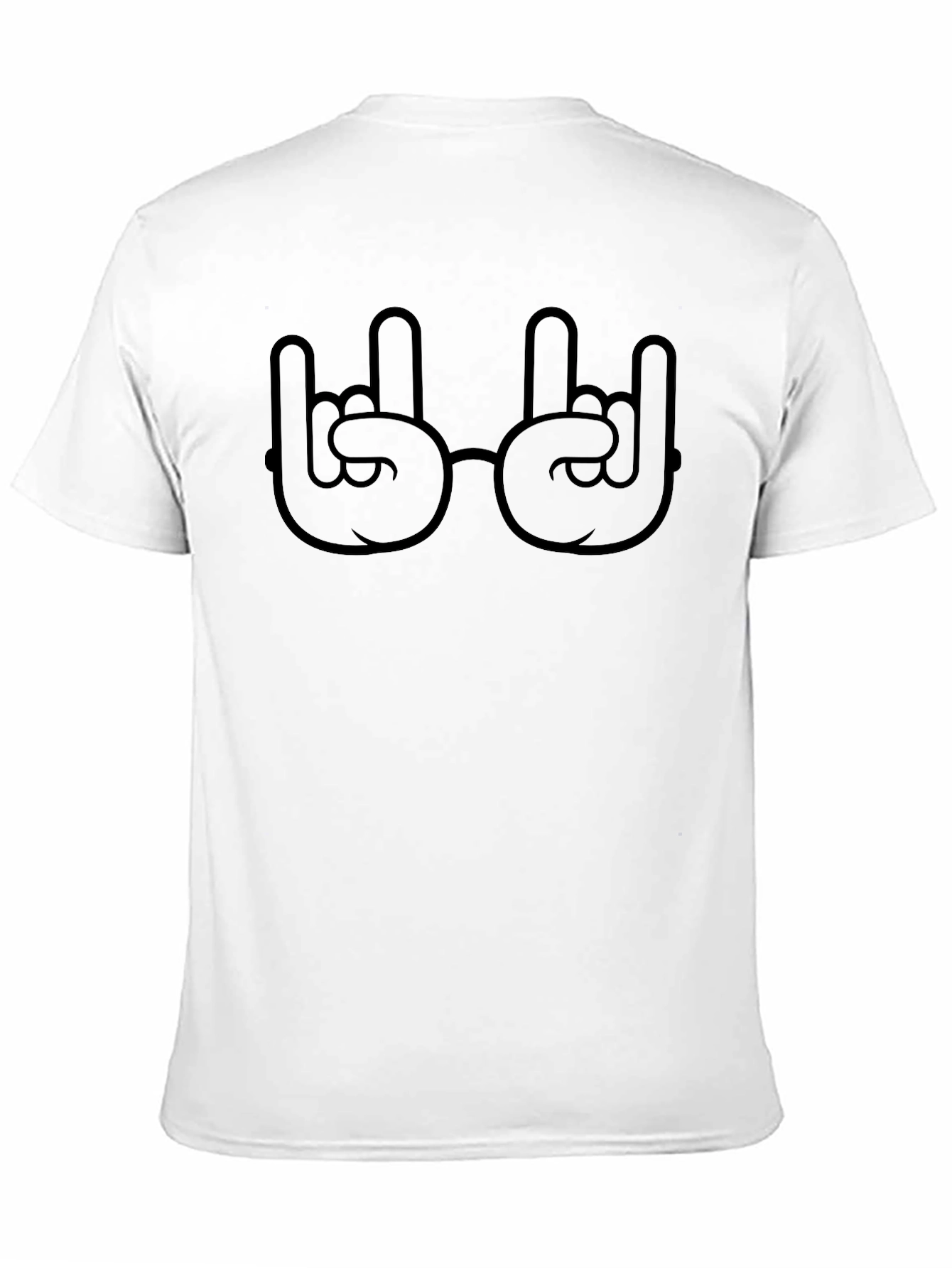 Rock On Hand Glasses T-Shirt