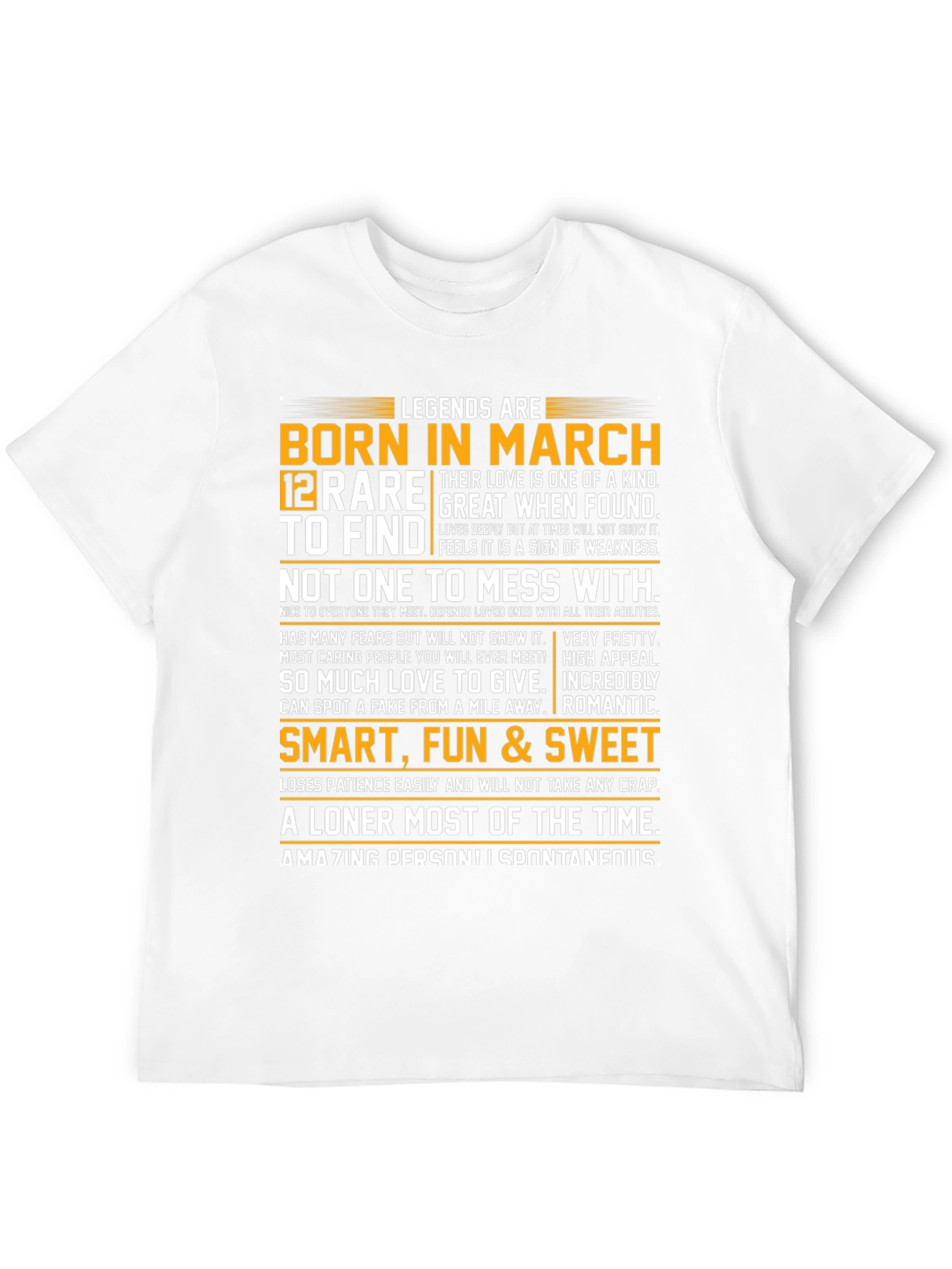 Legends Born in March T-Shirt