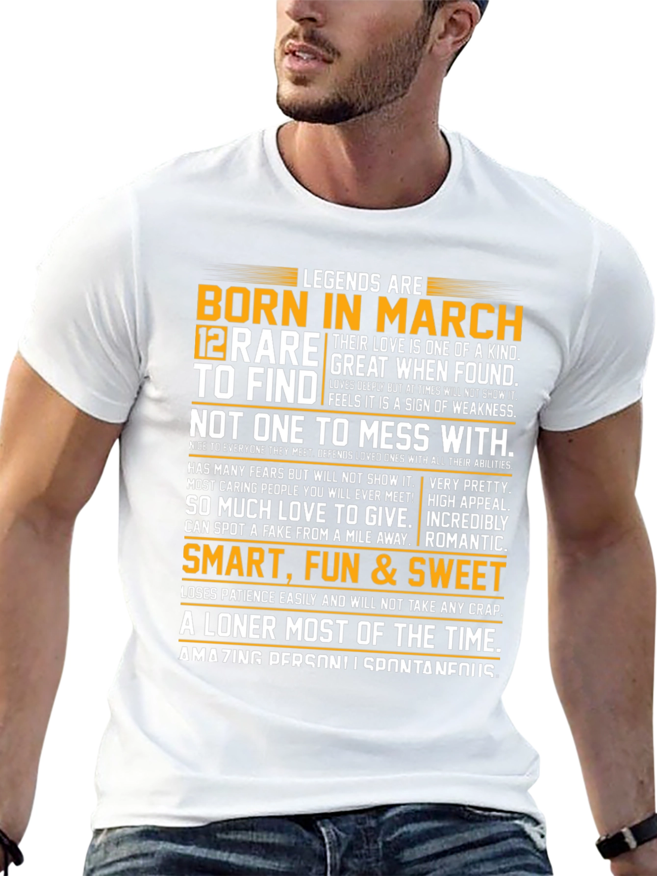 Legends Born in March T-Shirt